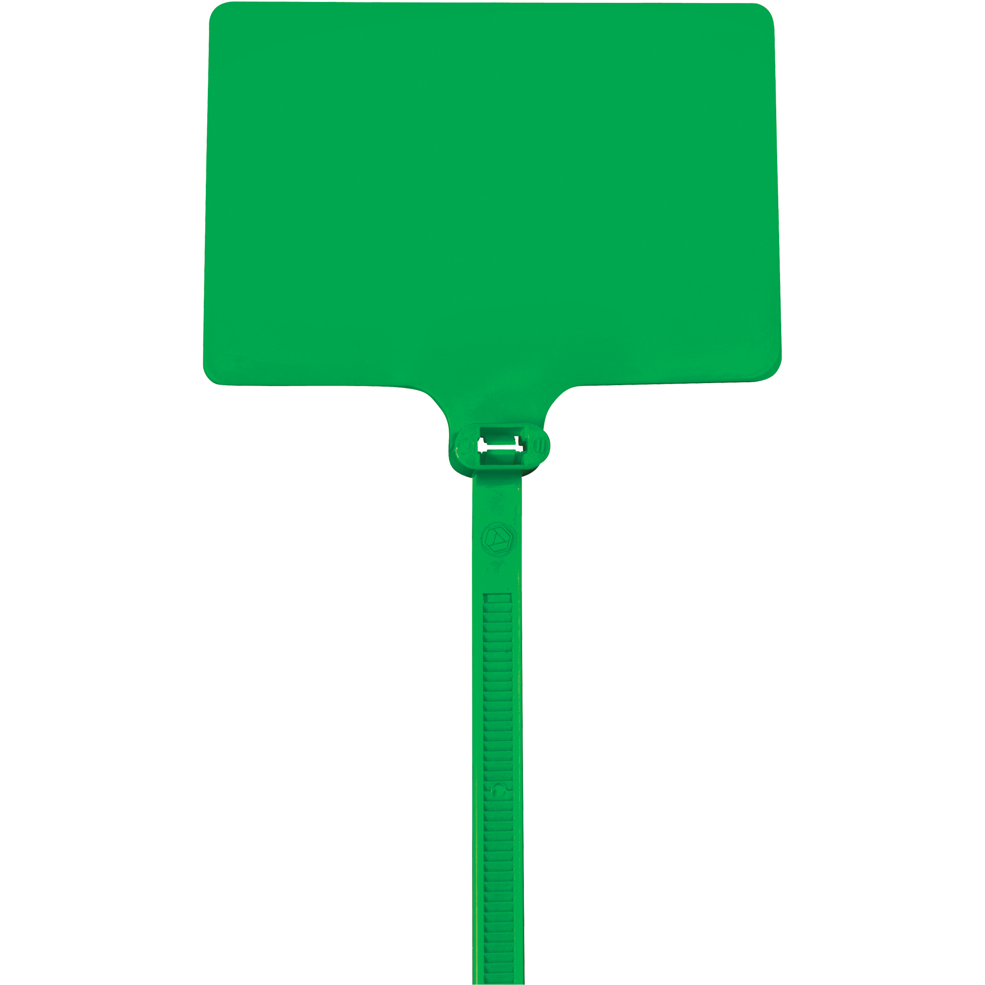 Identification Cable Ties, 120#, 6", Green, 100/Case