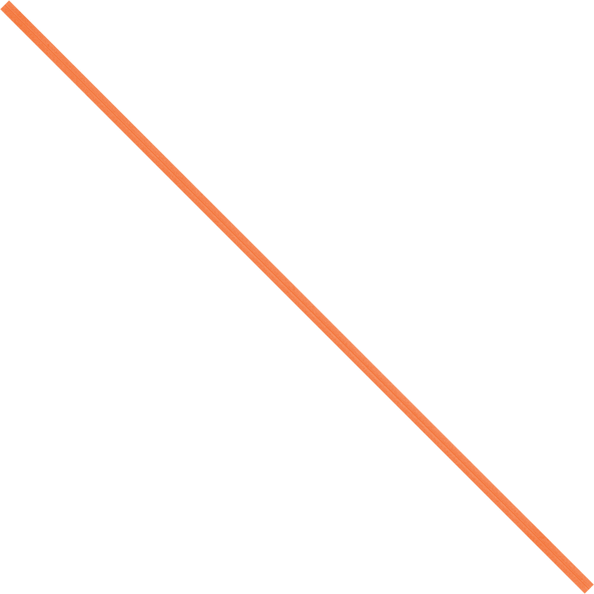 Paper Twist Ties, 12" x 5/32", Orange, 2000/Case