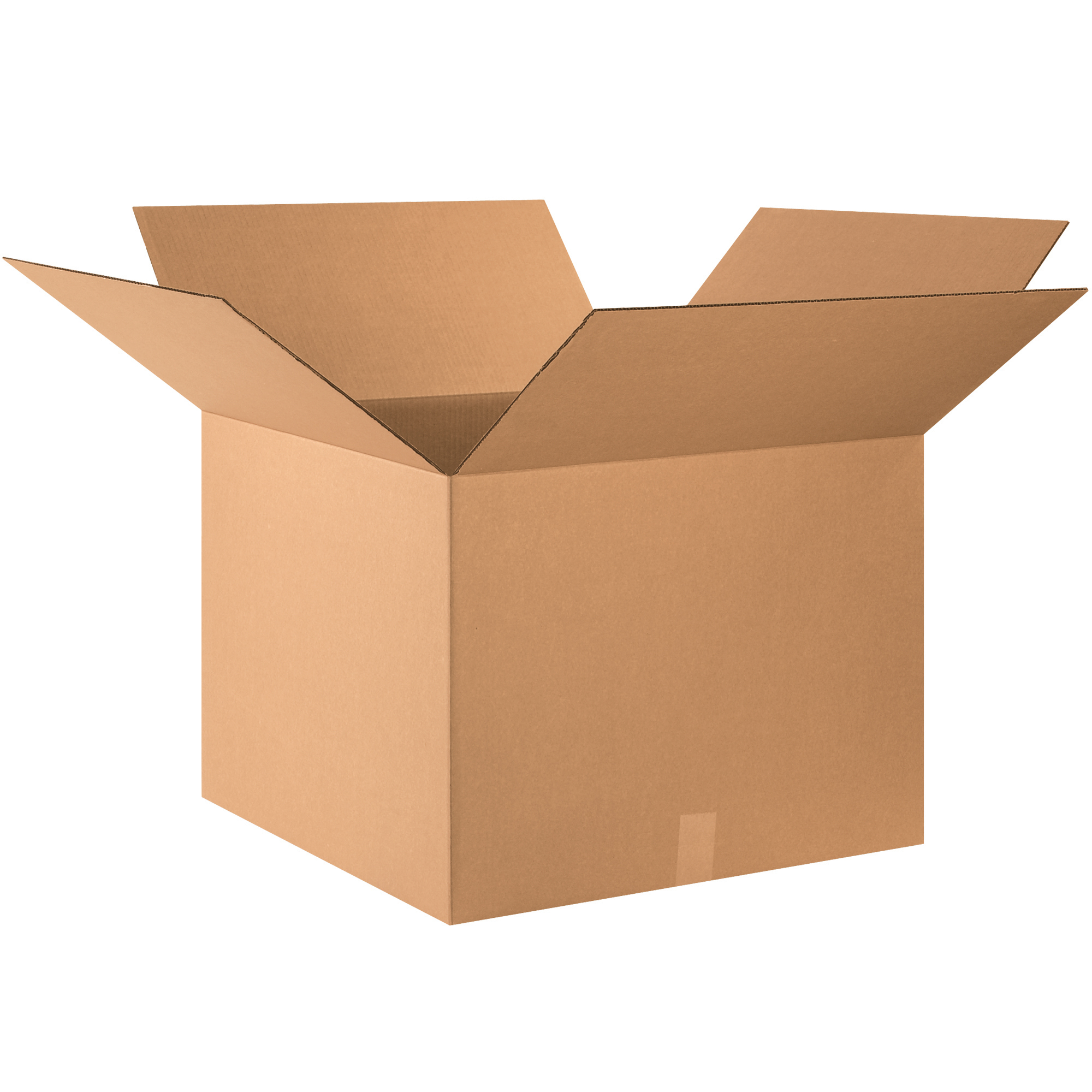 Corrugated Boxes, 24" x 24" x 18", Kraft, 10/Bundle; 120/Skid