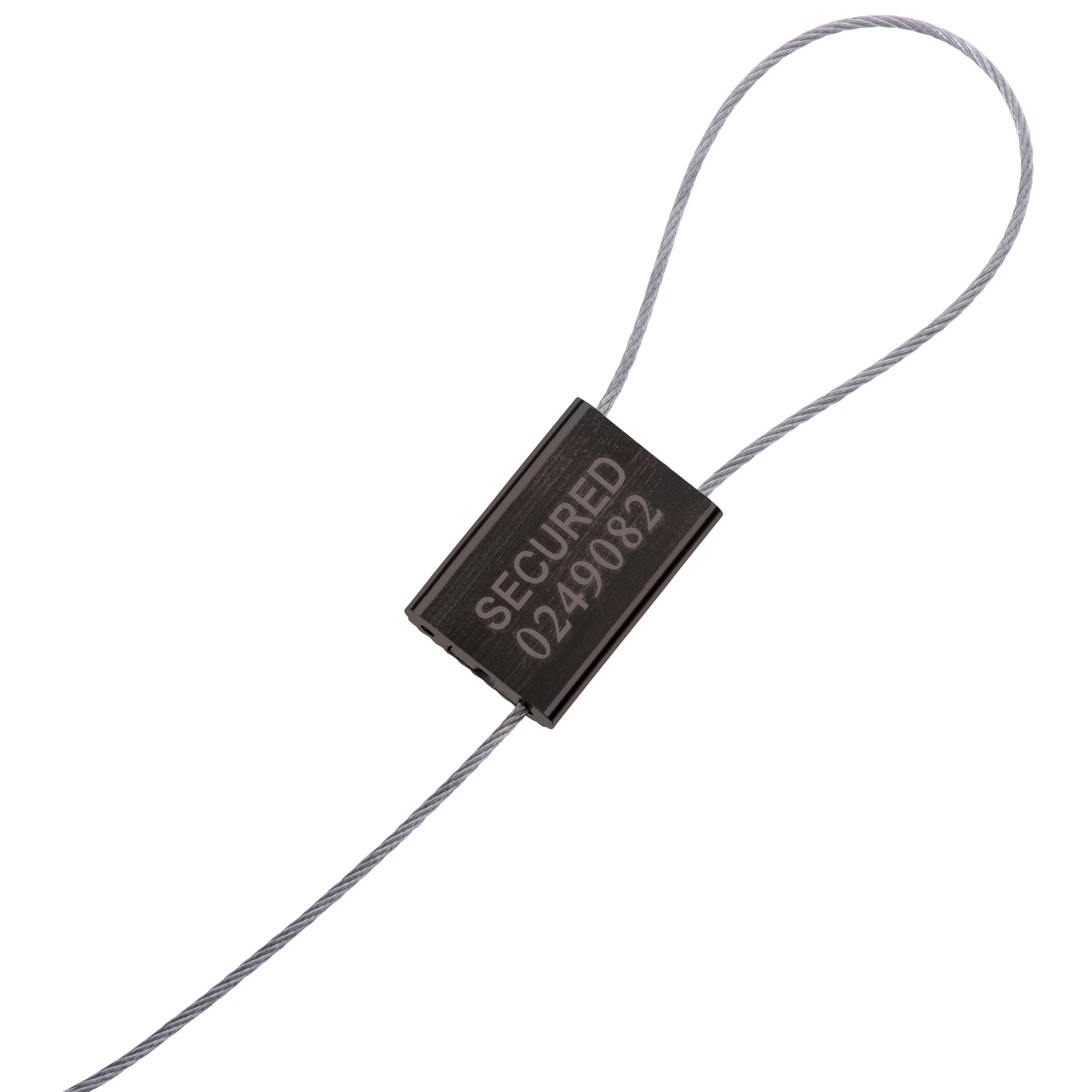 Cable Seals, 1/16" x 12" Black, 100/Case