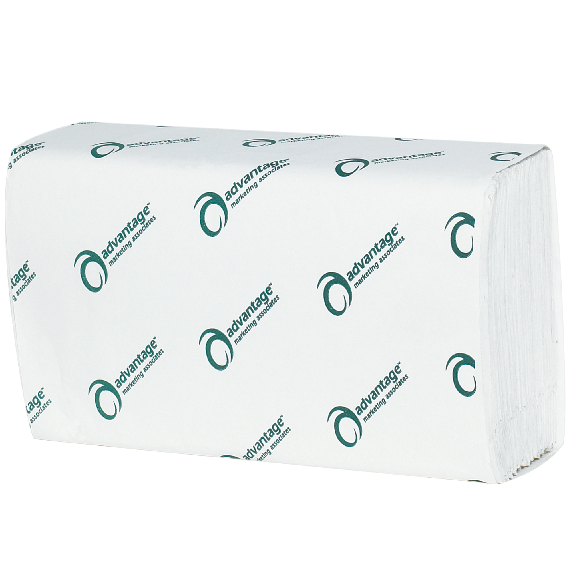 Simple Earth Single-Fold Towels, White, 16/Case