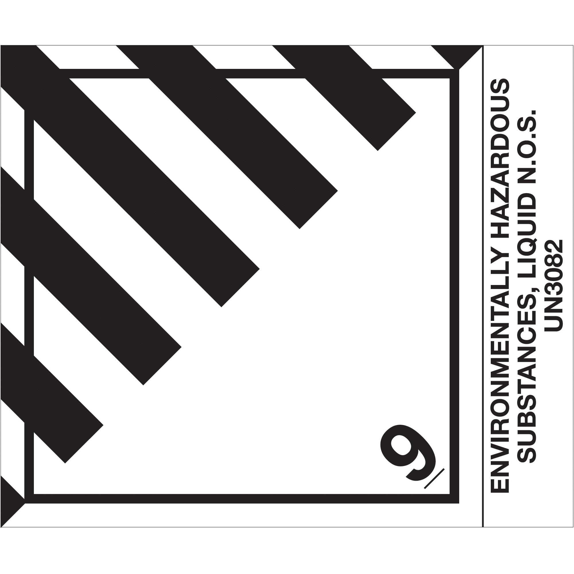 Tape Logic® Labels, "Env Haz Sub, Liquid", 4" x 4 3/4", Black/White, 500/Roll