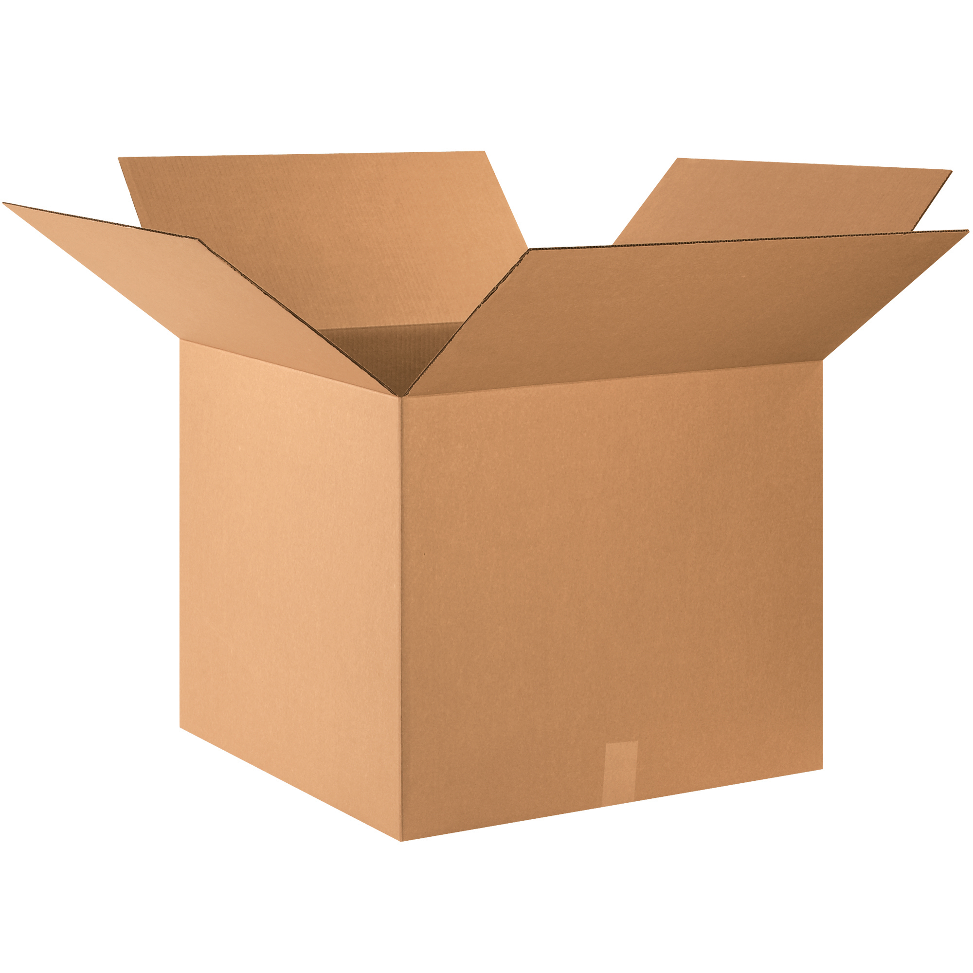 Corrugated Boxes, 24" x 24" x 20", Kraft, 10/Bundle; 120/Skid