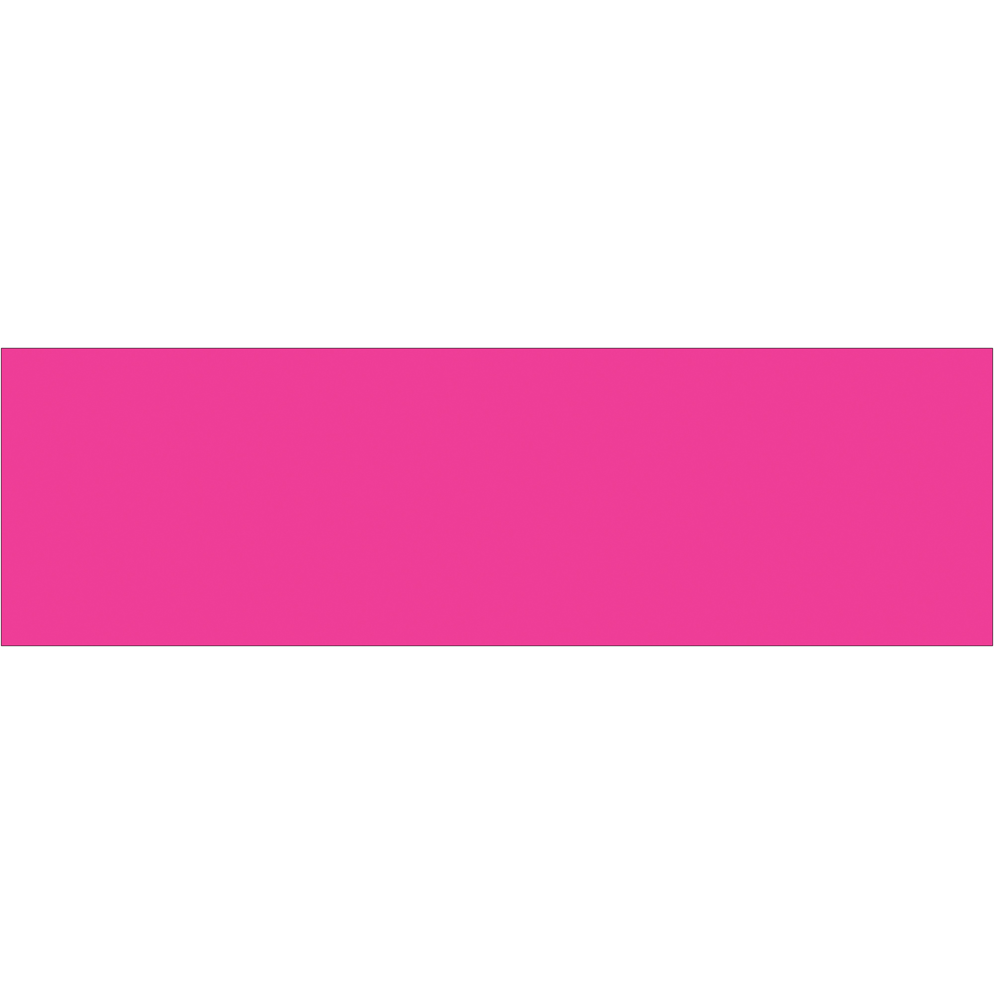 Tape Logic® Inventory Rectangle Labels, 3" x 10", Fluorescent Pink, 250/Roll