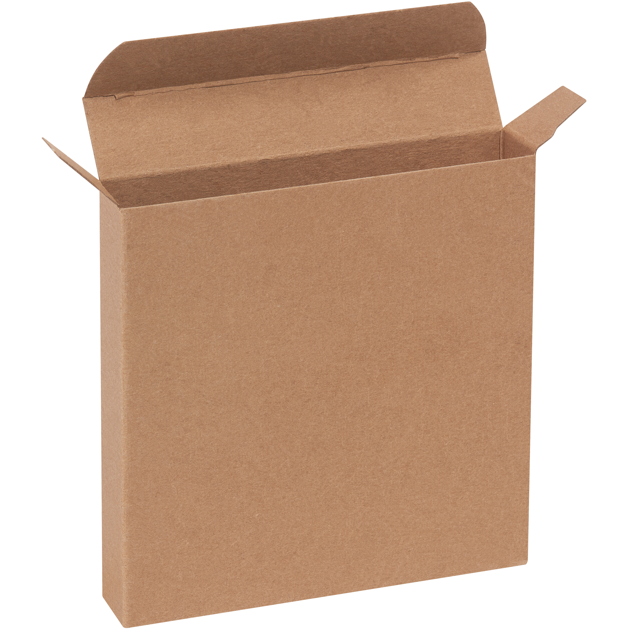 Reverse Tuck Folding Cartons, 5 1/4" x 1" x 5 1/4", Kraft, 250/Case