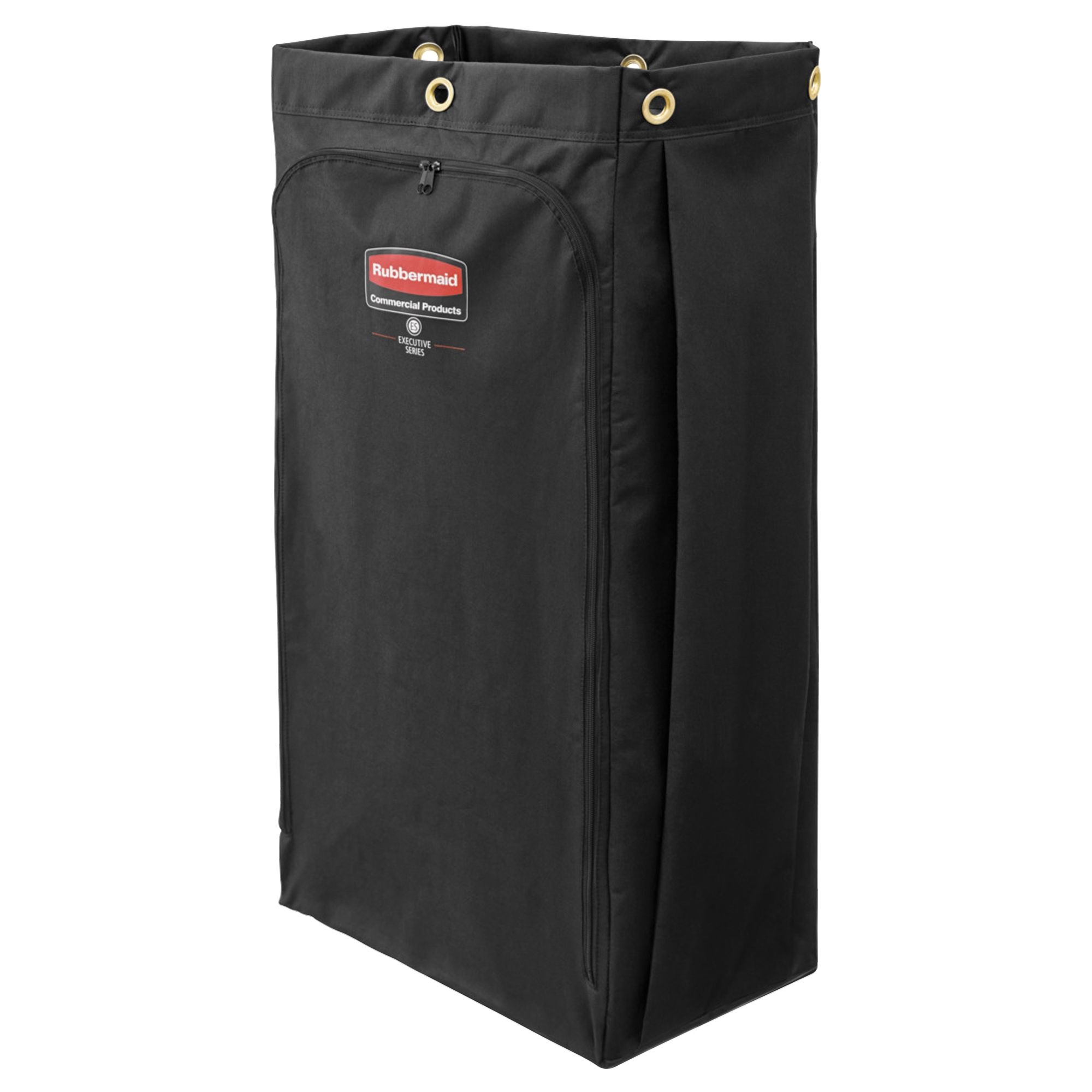 Rubbermaid® Replacement Bag for Housekeeping Cart, 11" x 17" x 33", Black, 1/Each