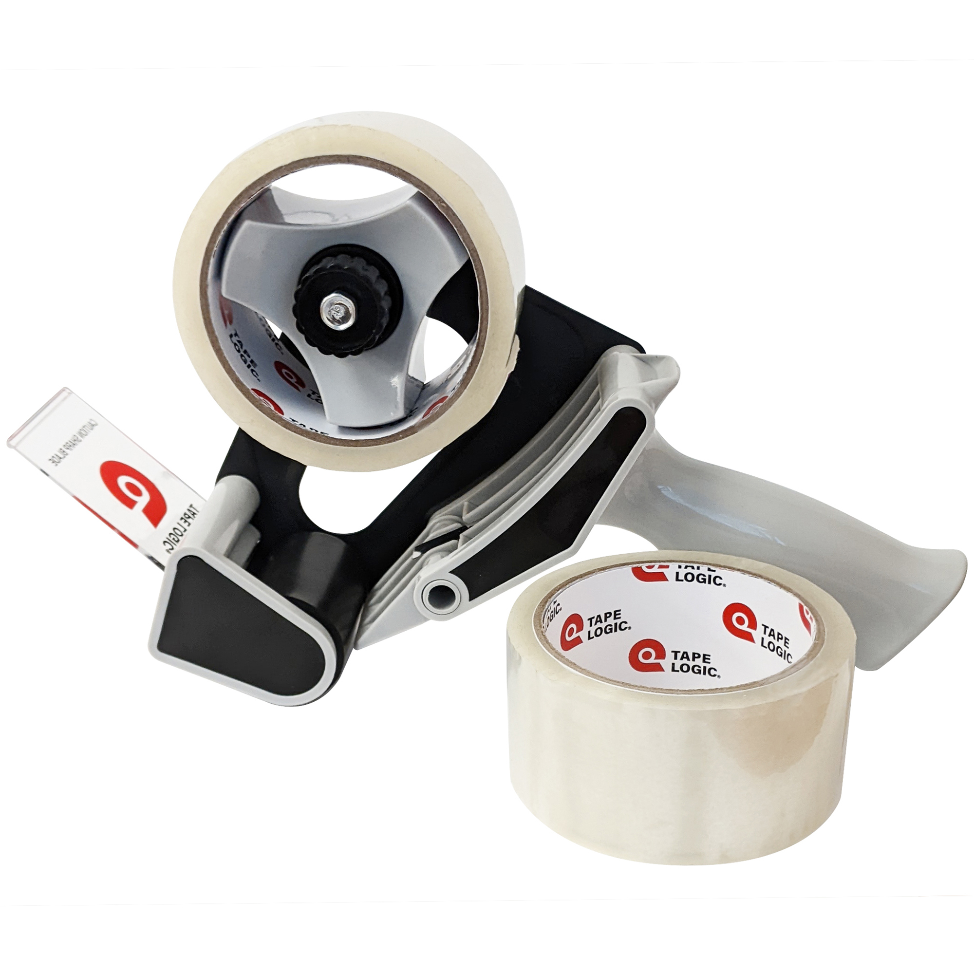 Tape Logic® 2-Roll Dispenser Combo, 2.6 Mil, 2" x 55 yds., Clear, 1/Each