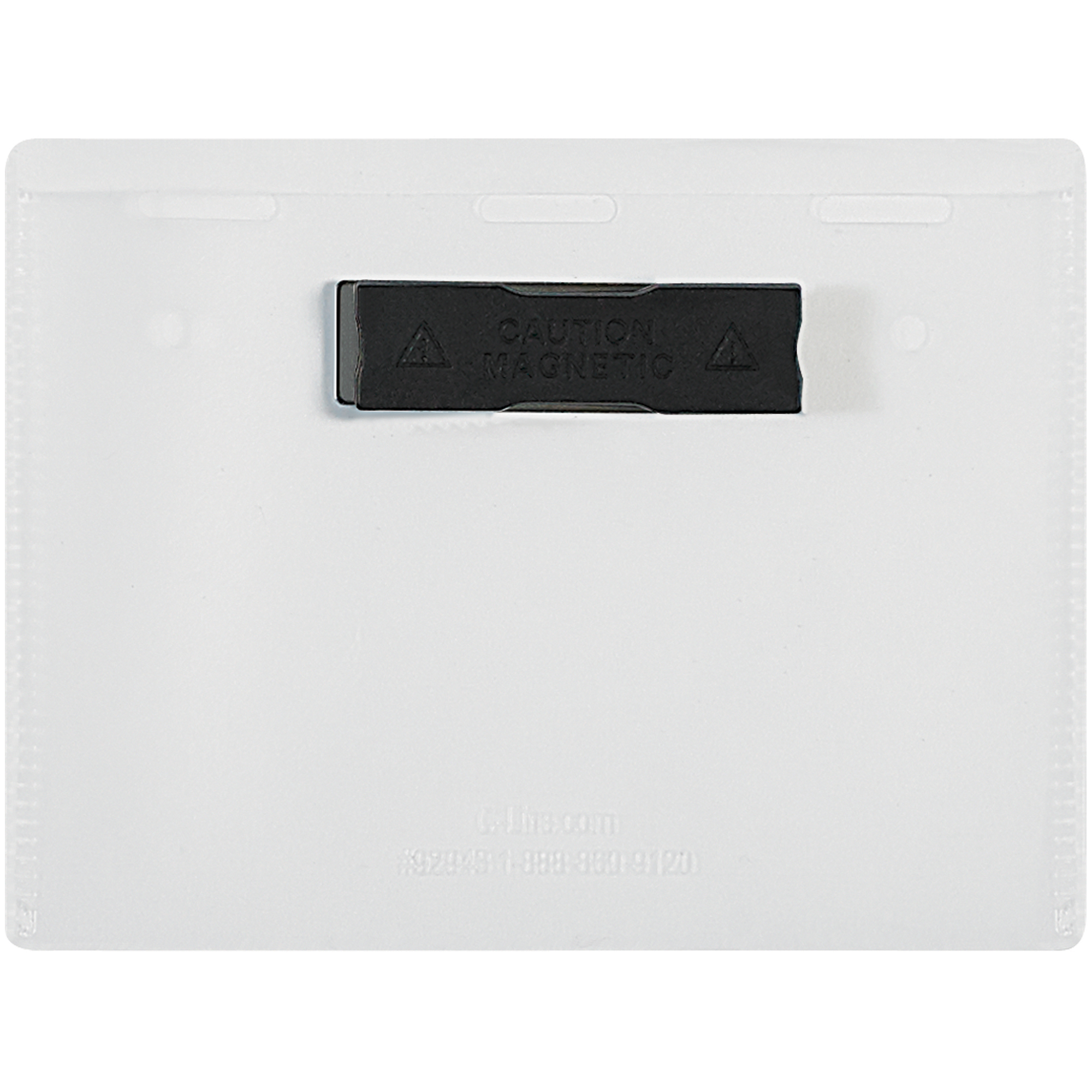 Badge Holders, Magnetic, 4" x 3", Clear, 20/Case