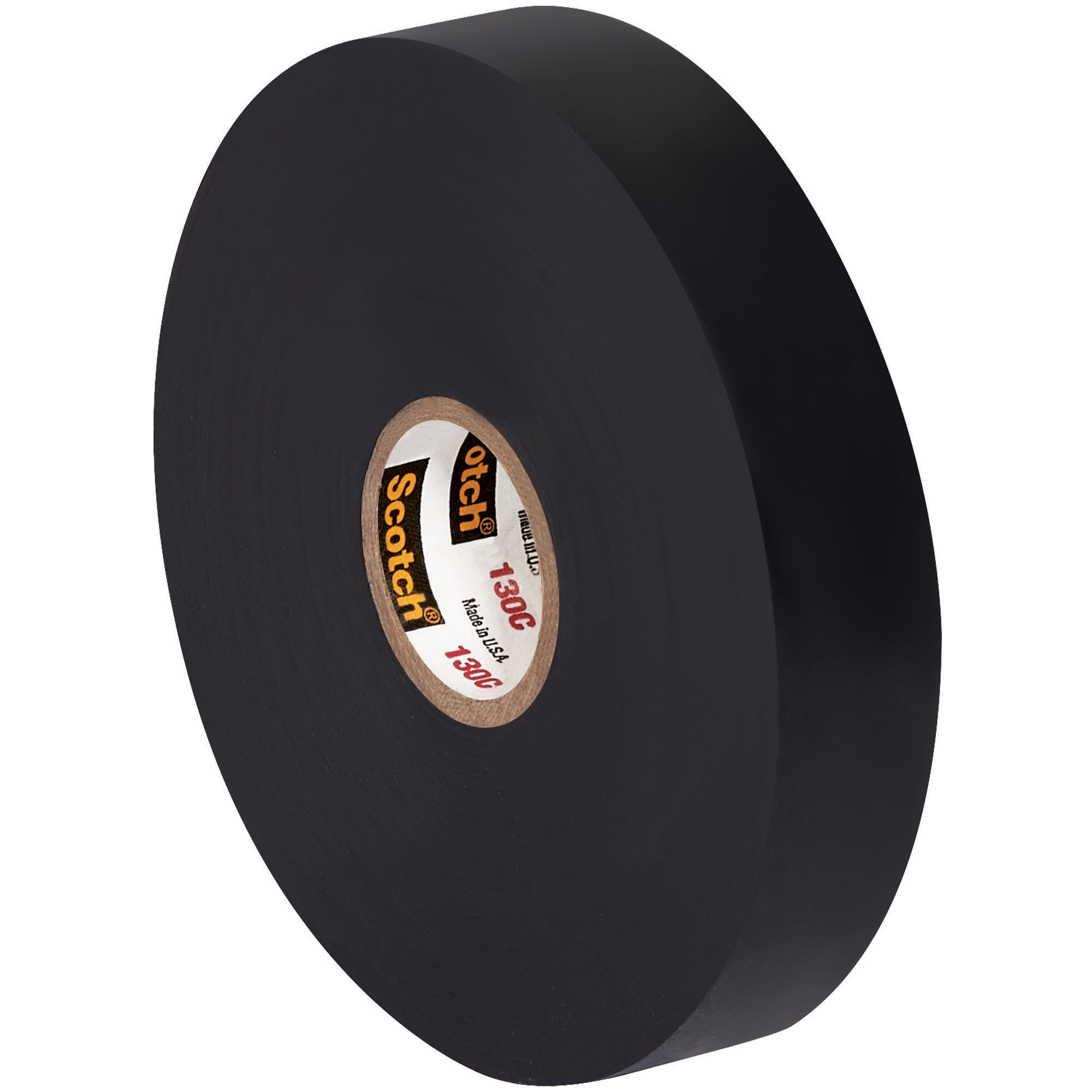 3M™ 130C Linerless Electrical Tape, 30 Mil, 3/4" x 30', Black, 3/Case