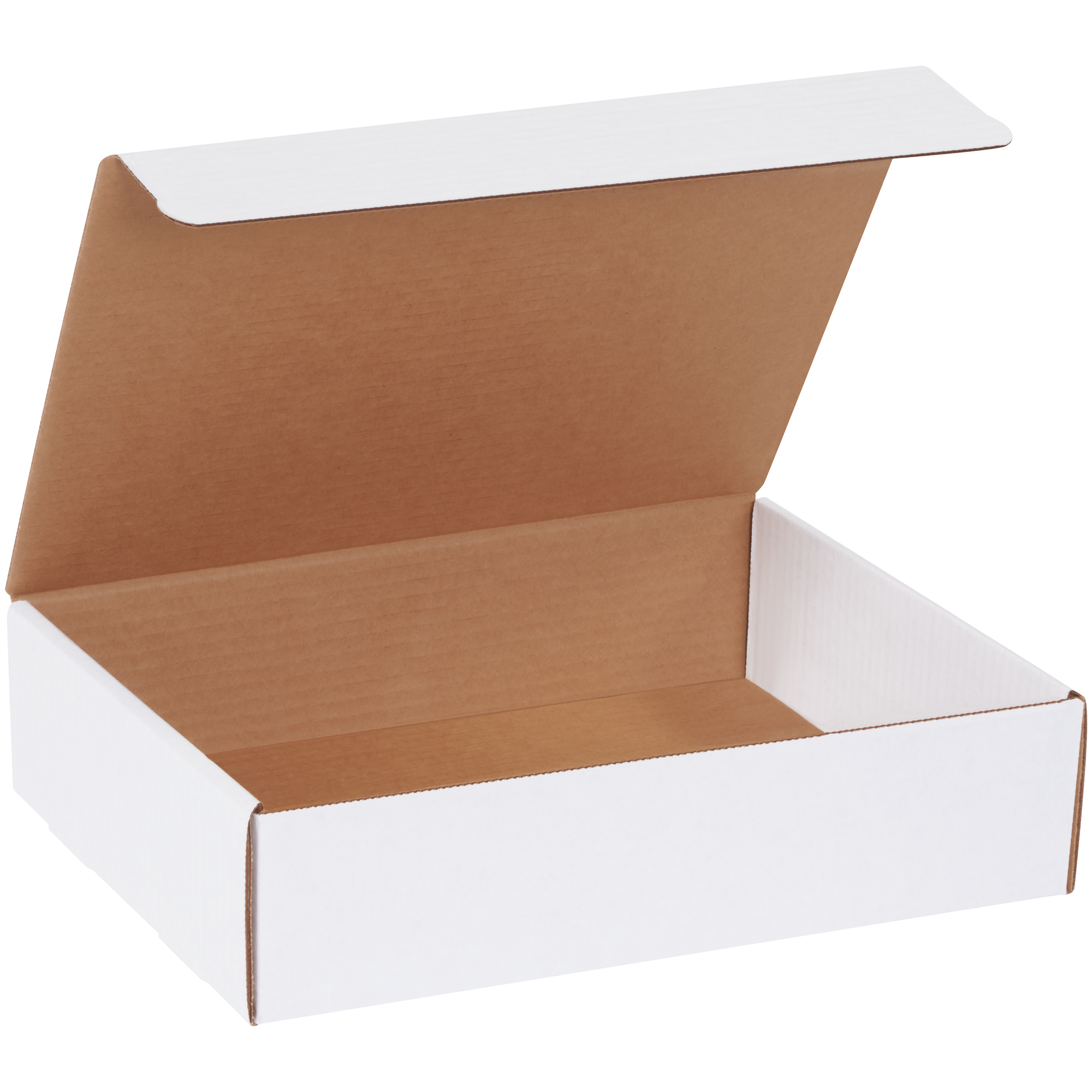 Literature Mailers, 12-1/8" x 9-1/4" x 3", White, 20/Bundle