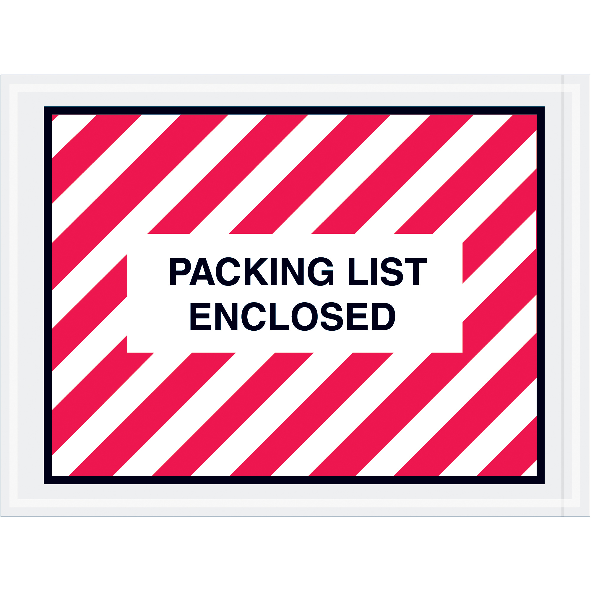 Tape Logic® "Packing List Enclosed" Envelopes, 4 1/2" x 6", Red/White, 1000/Case