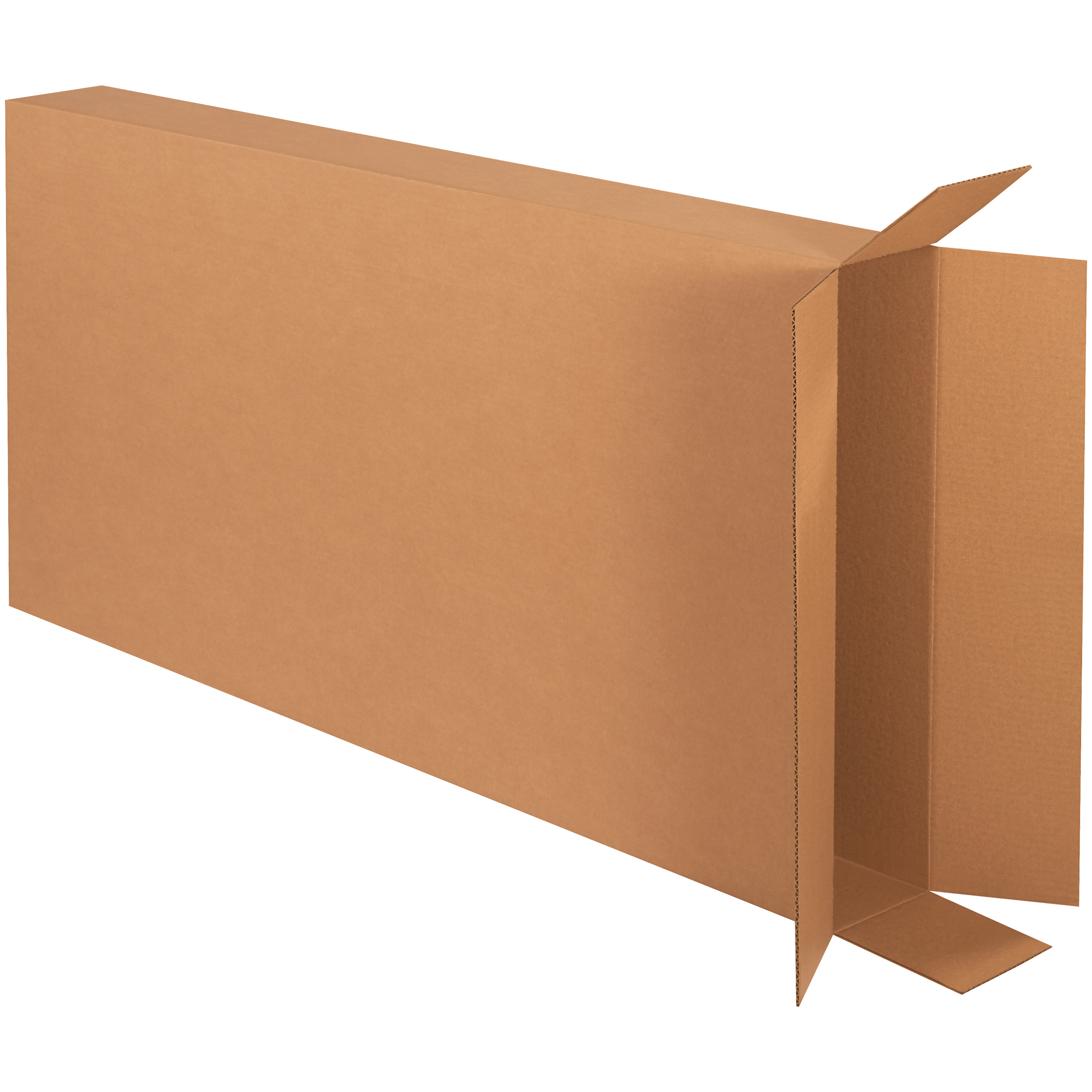Side Loading Boxes, 28" x 6" x 52", Kraft, 5/Bundle; 120/Skid