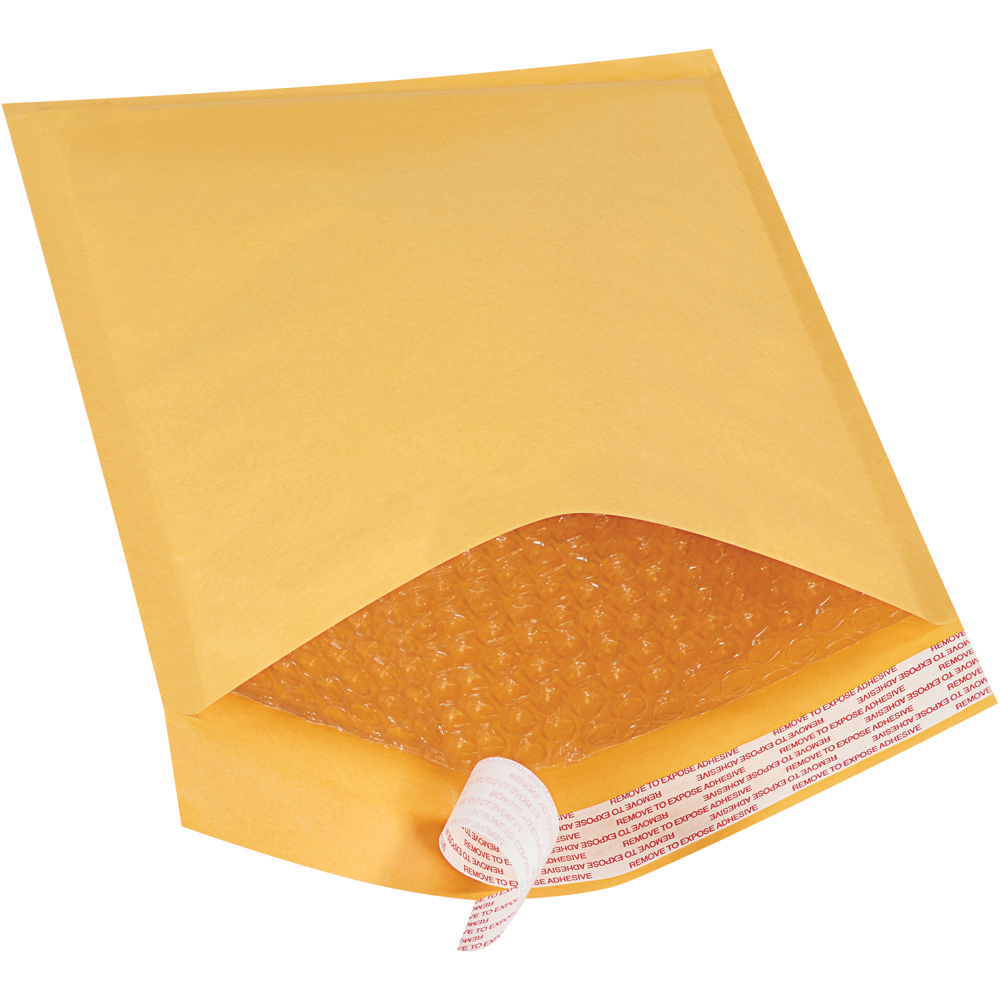 Self-Seal Bubble Mailers, #2, 8 1/2" x 12", Kraft, 25/Case