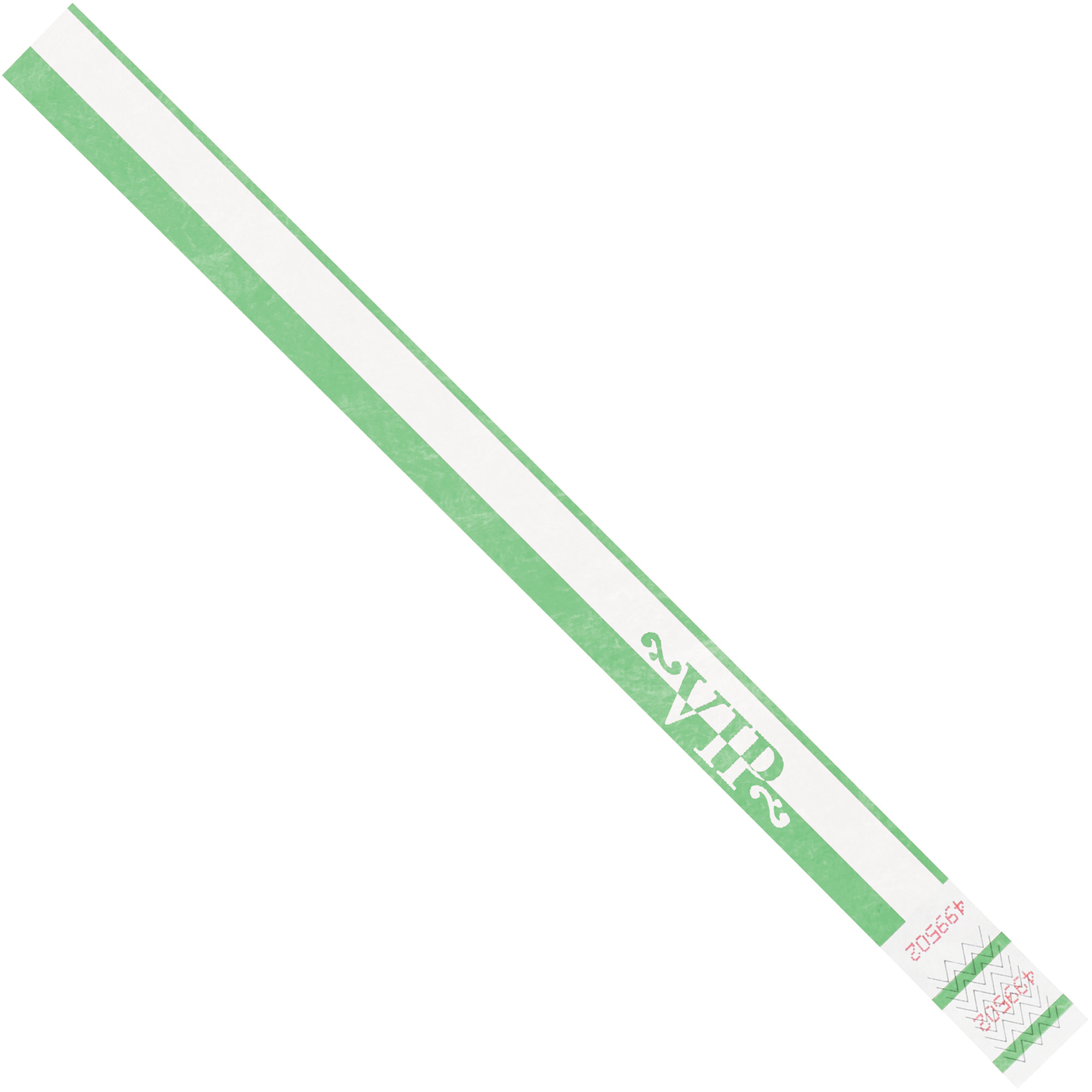 Tyvek® Wristbands, 3/4" x 10", Green VIP, 500/Case