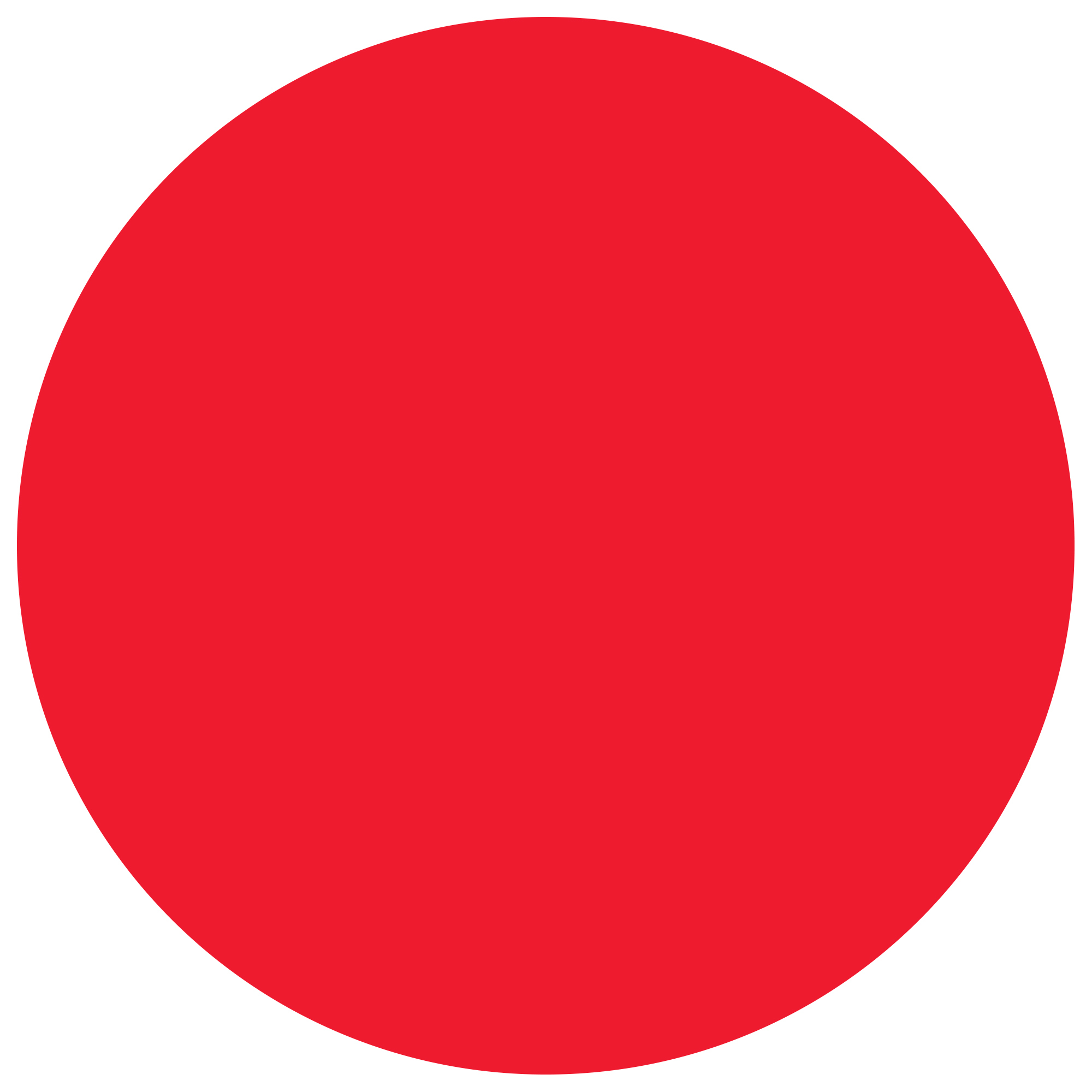 Tape Logic® Removable Labels, 3/4" Circles, Fluorescent Red, 500 /Roll
