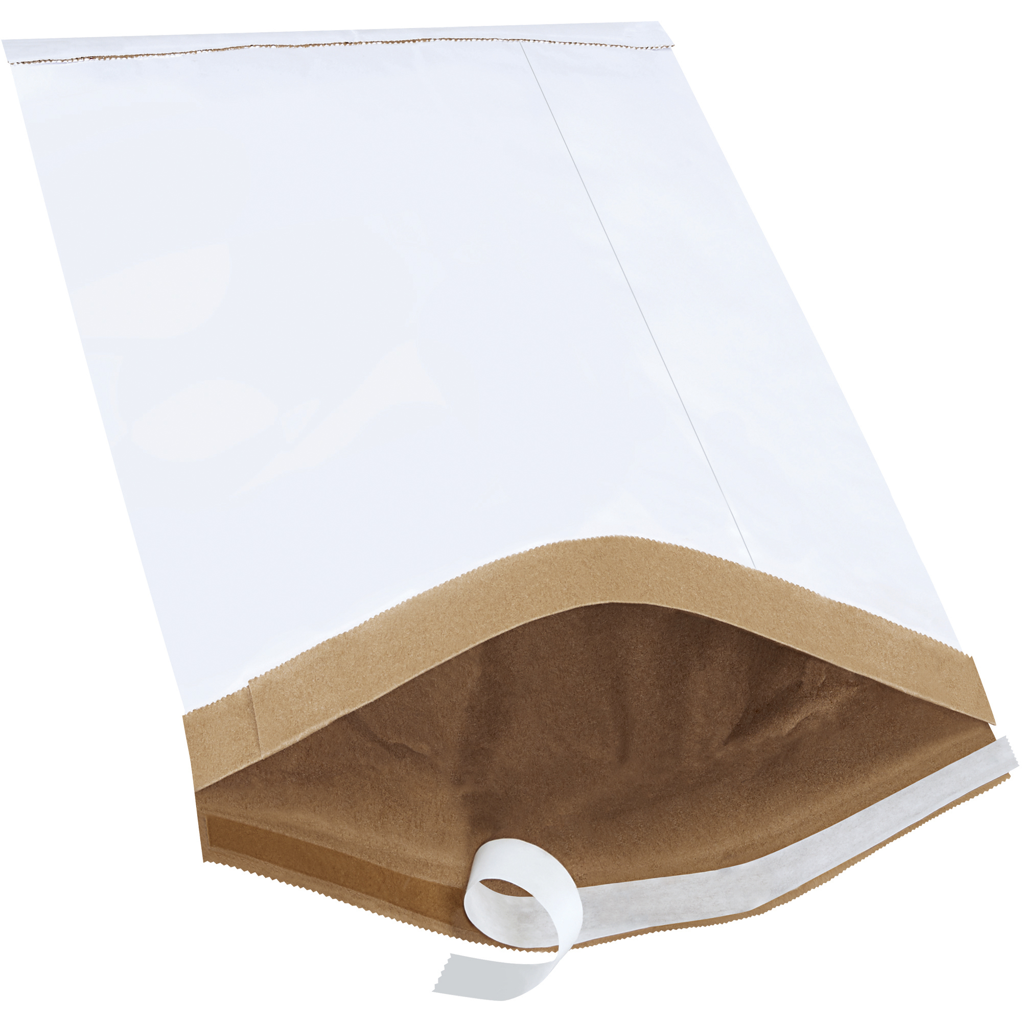 Self-Seal Padded Mailers, 10 1/2" x 16", White, 25/Case