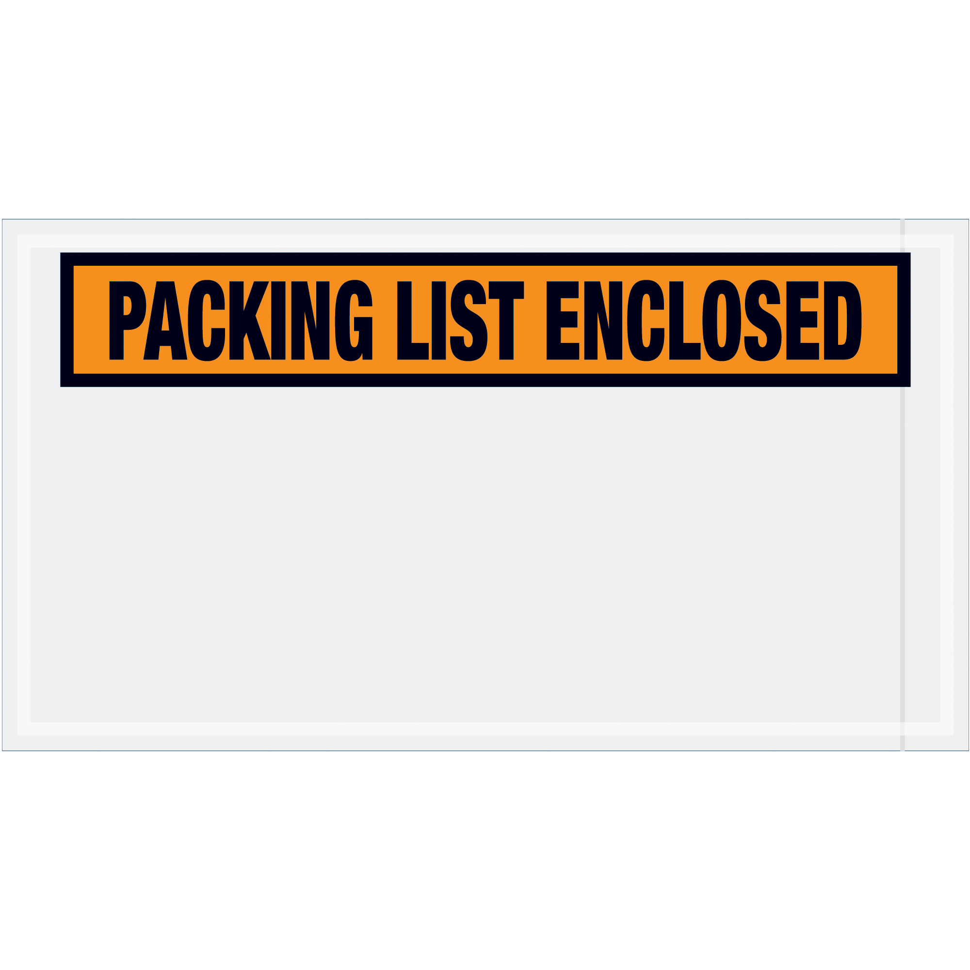 Tape Logic® "Packing List Enclosed" Envelopes, 5 1/2" x 10", Orange, 1000/Case