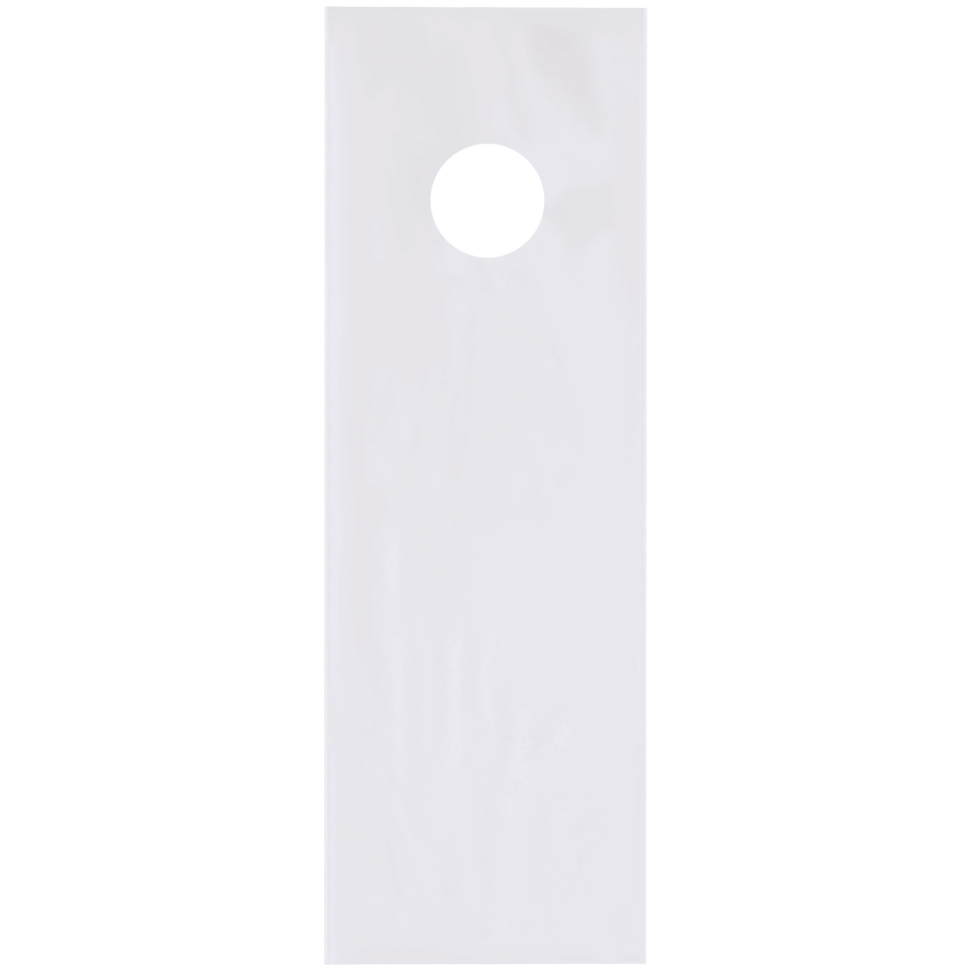 Doorknob Poly Bags, 2 Mil, 4" x 10", Clear, 1000/Case