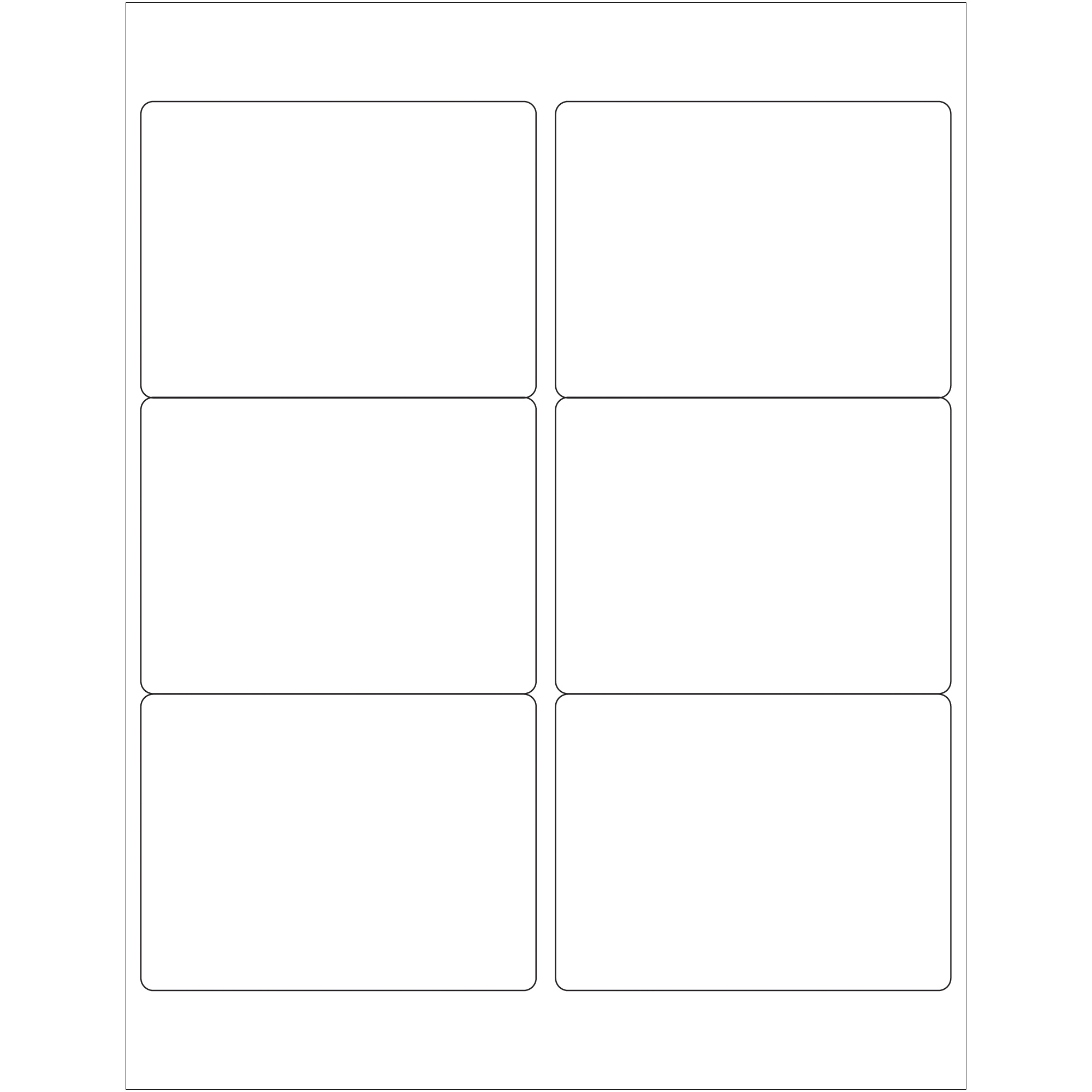 Tape Logic® Laser Labels, Rectangle, 4" x 3", White, 600/Case