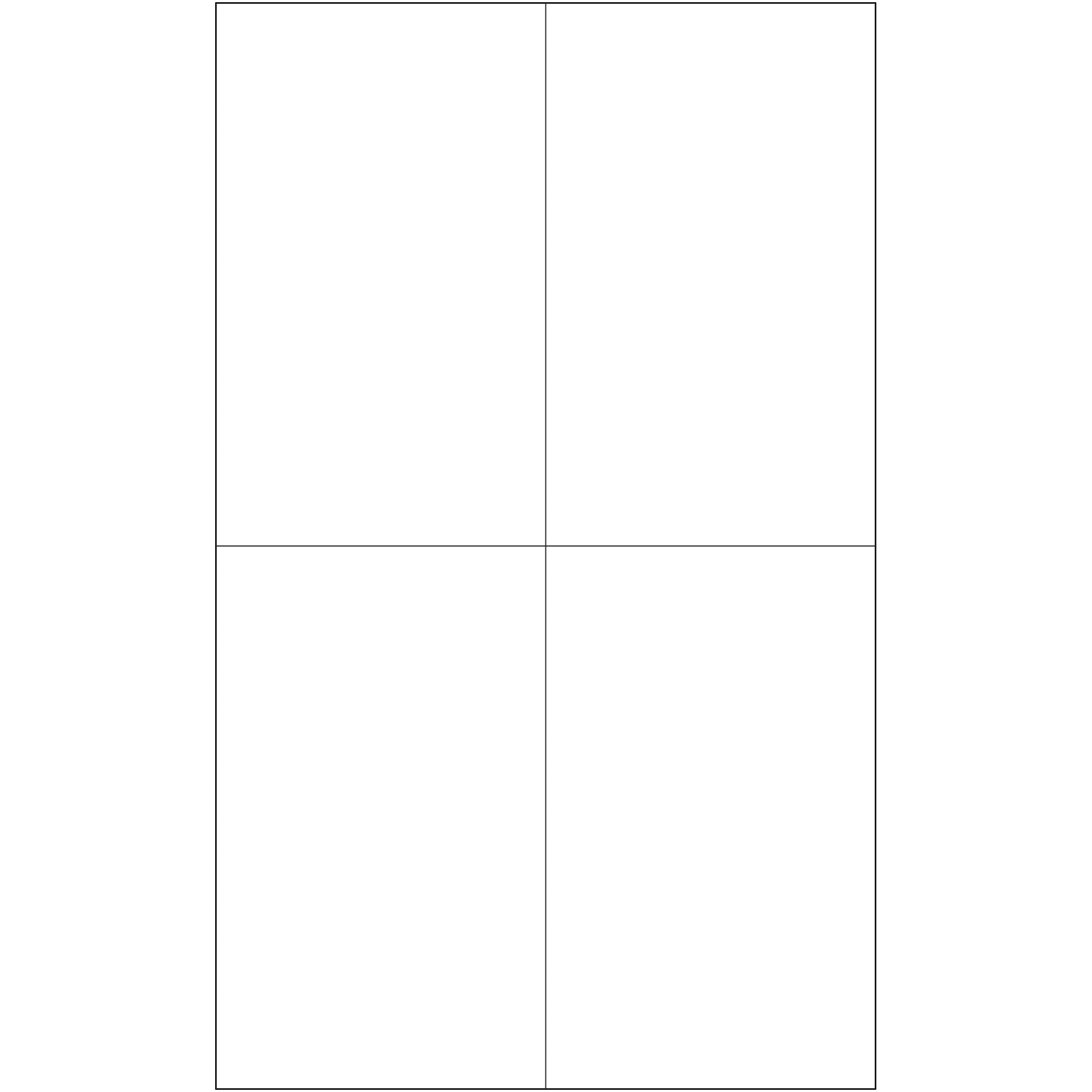 Tape Logic® Laser Labels, Rectangle, 4 1/4" x 7", White, 400/Case