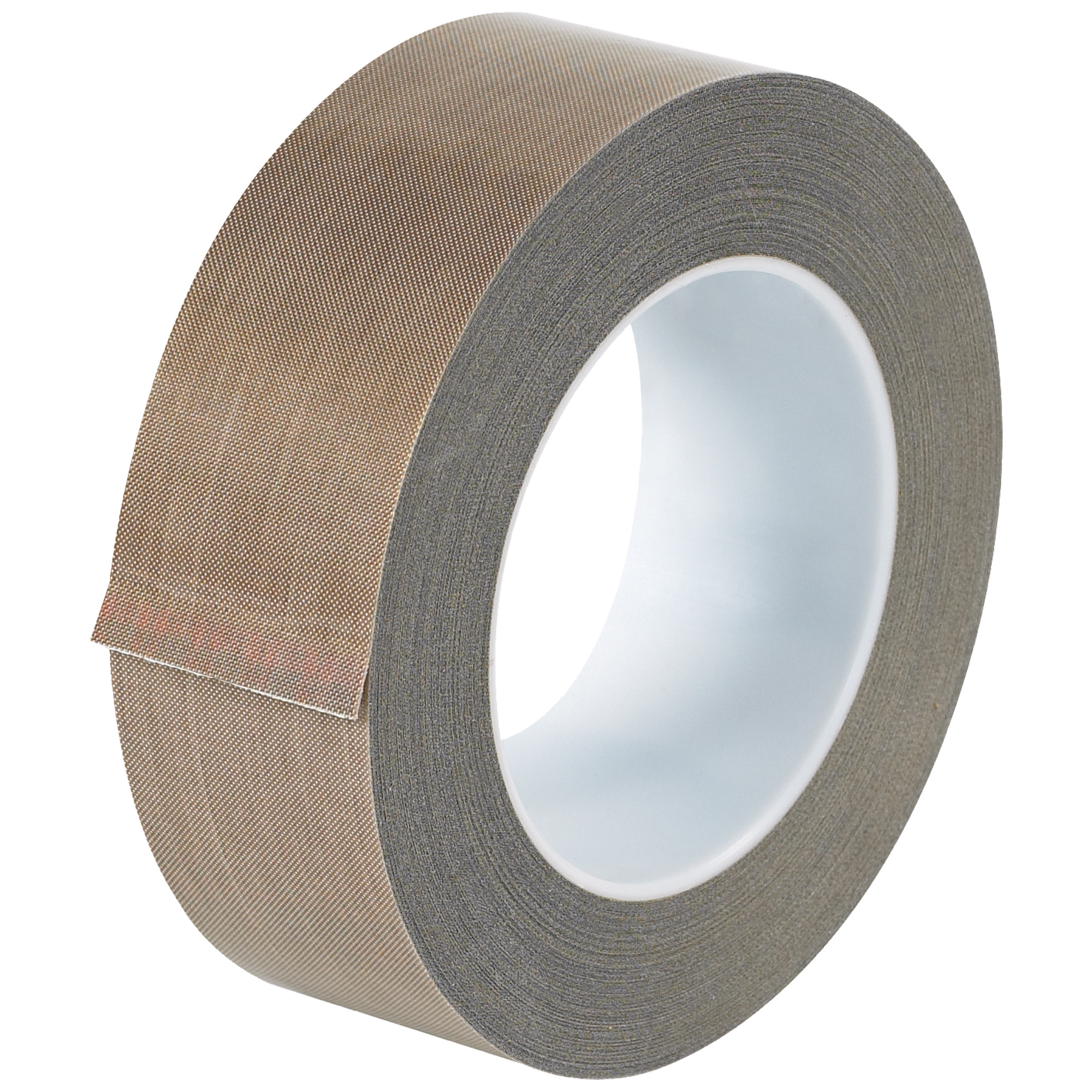 PTFE Glass Cloth Tape, 3 Mil, 1 1/2" x 18 yds., Brown, 1/Case