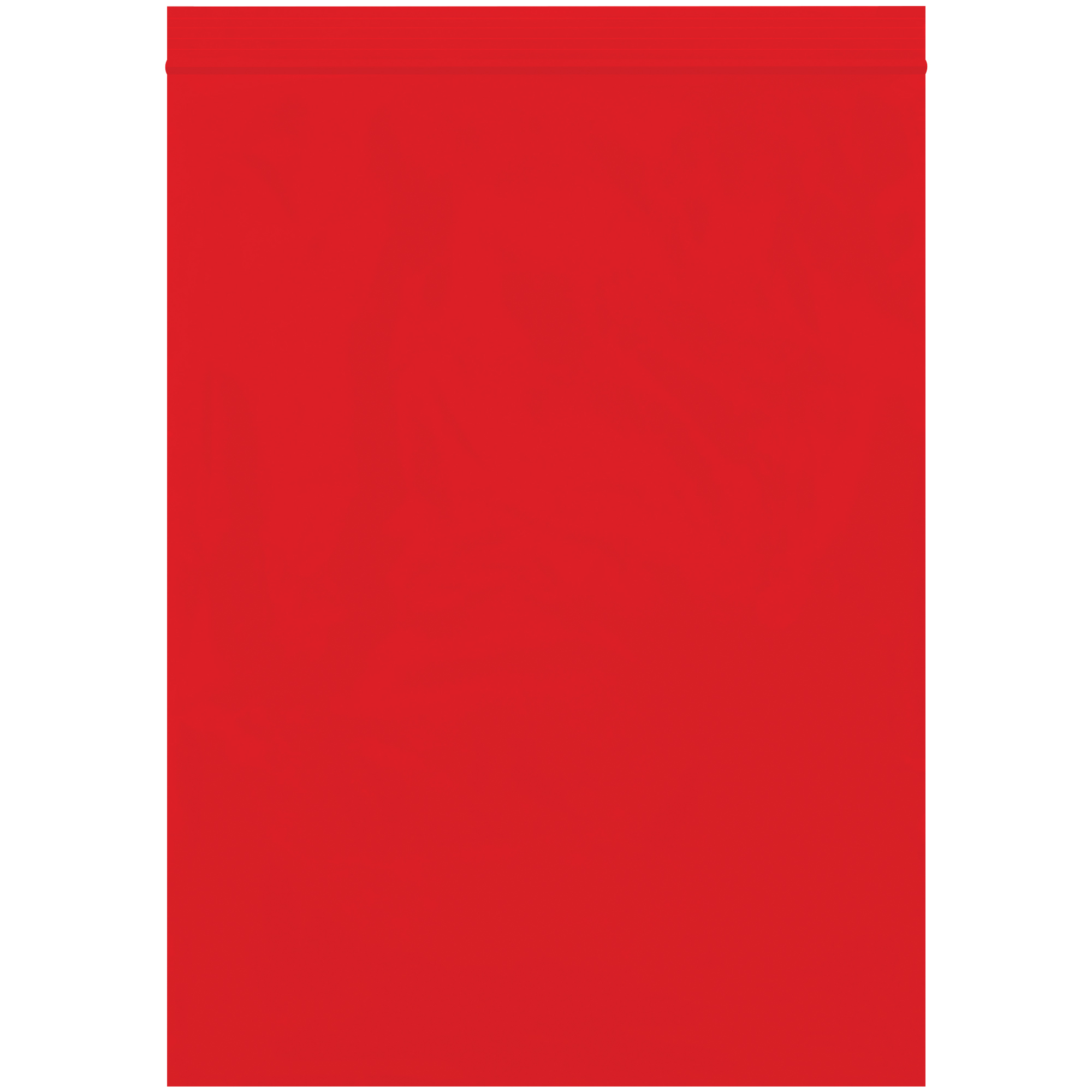 Reclosable 2 Mil Poly Bags, 9" x 12", Red, 1000/Case