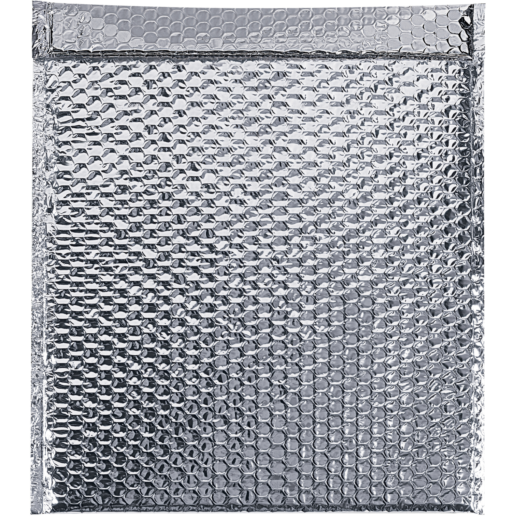 Cool Shield Bubble Mailers, 15" x 17", Silver, 50/Case