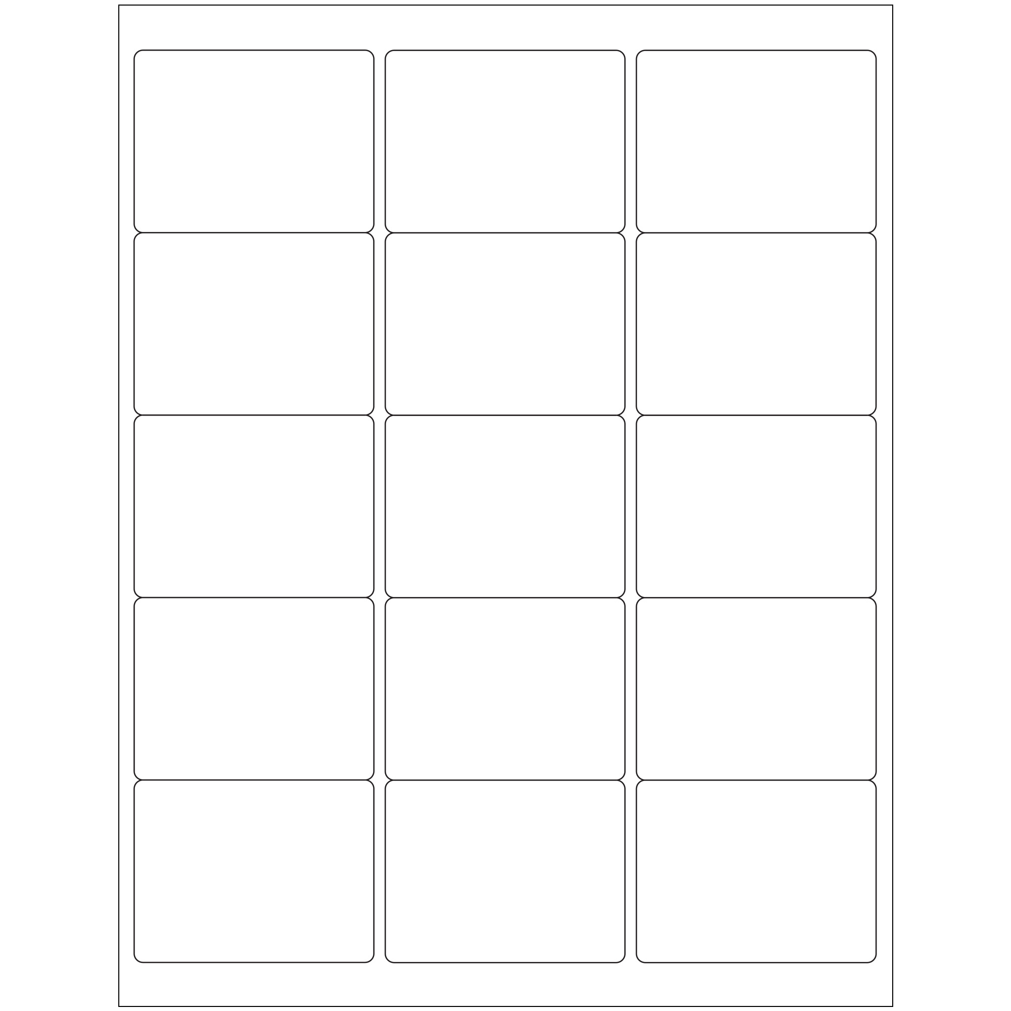 Tape Logic® Rectangular Laser Labels, 2 5/8" x 2", White, 1500/Case