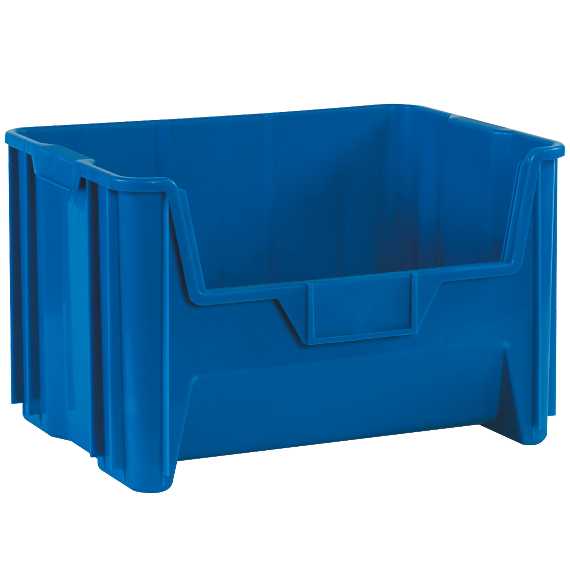 Giant Stackable Bins, 19 7/8" x 15 1/4" x 12 7/16", Blue, 3/Case