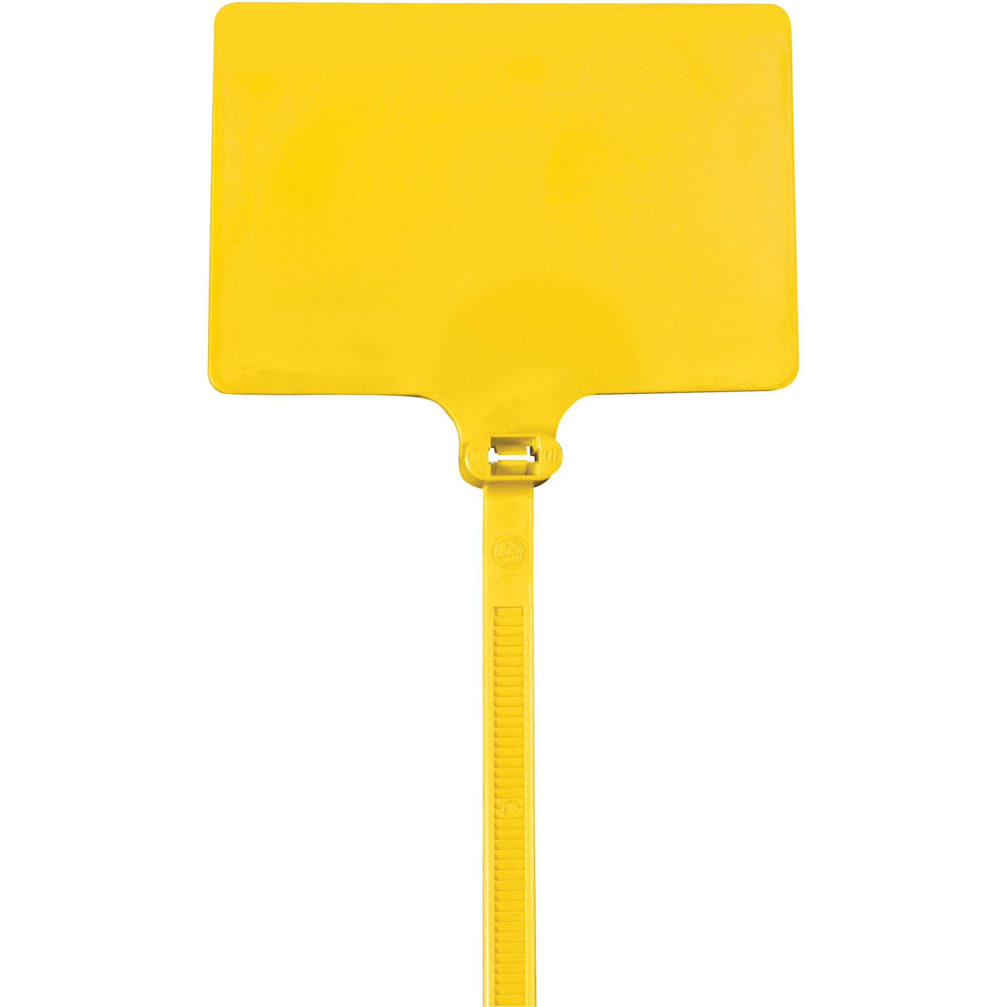 Identification Cable Ties, 120#, 6", Yellow, 100/Case