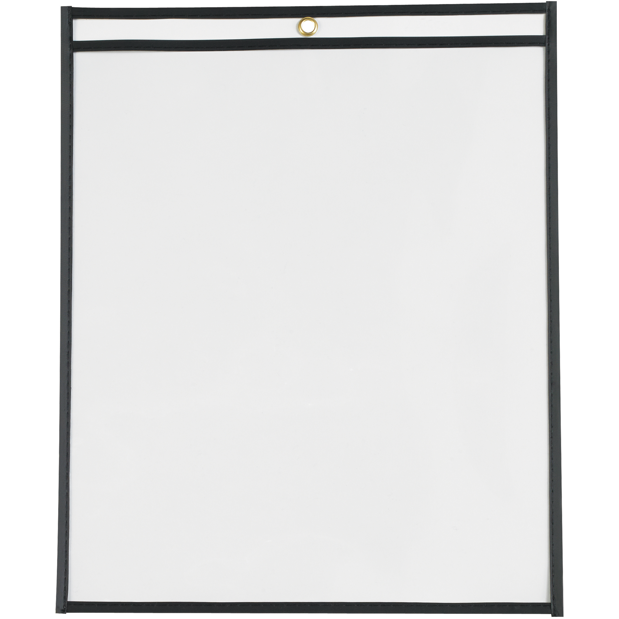 Stitched Job Ticket Holders, 12" x 15", Black, 25/Case