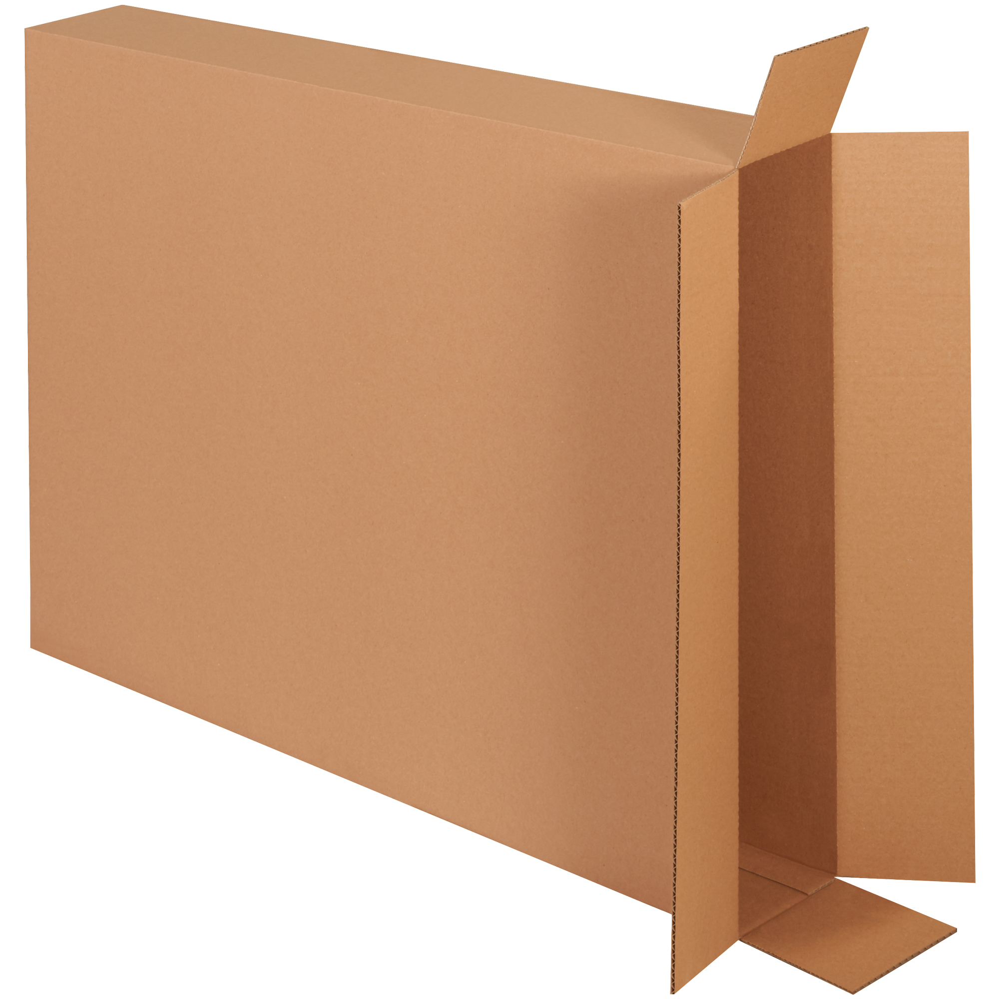 Side Loading Boxes, 28" x 5" x 38", Kraft, 20/Bundle; 120/Skid