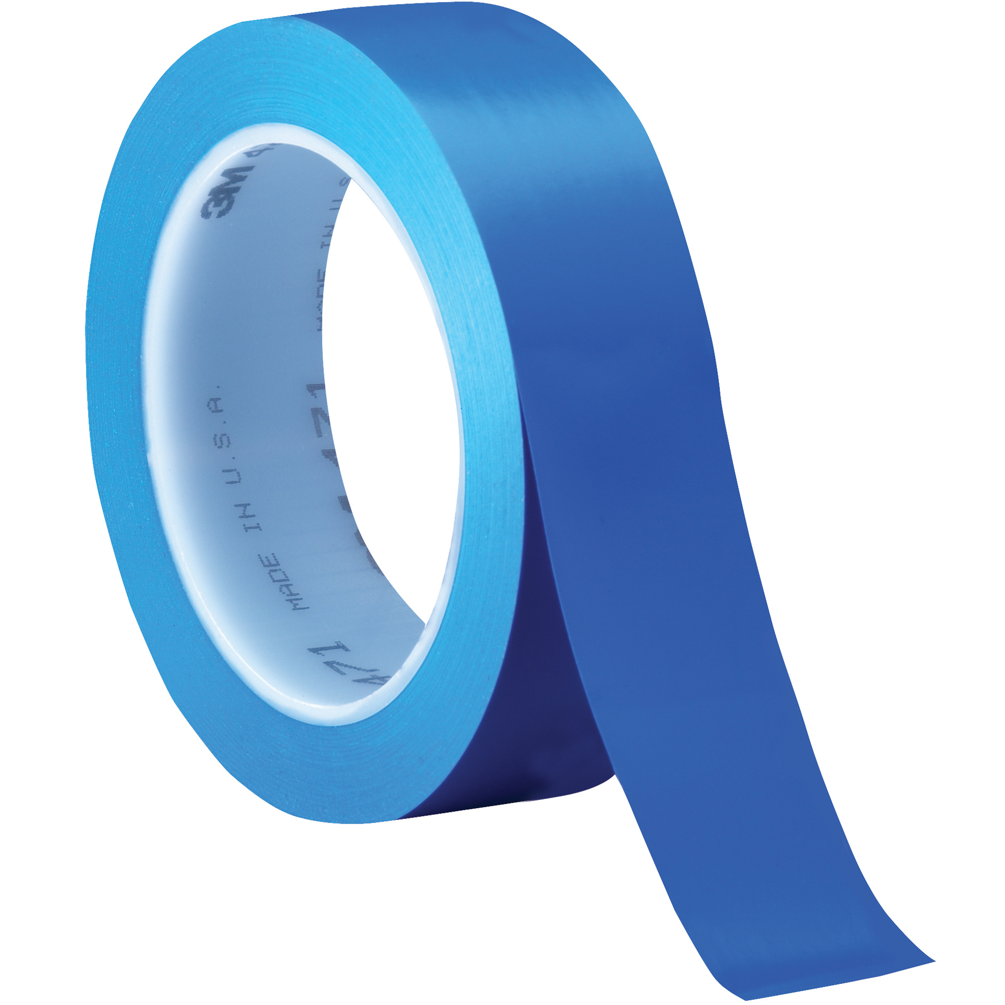 3M™ 471 Vinyl Tape, 5.2 Mil, 1" x 36 yds., Blue, 3/Case