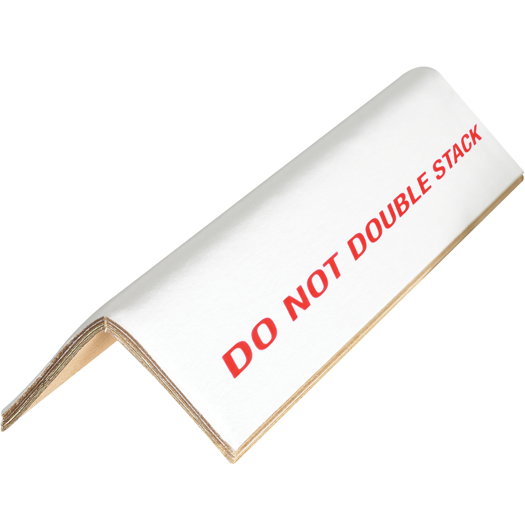 Edge Protectors, "DO NOT DOUBLE STACK", .160, 2" x 2" x 48", White, 2240/Skid