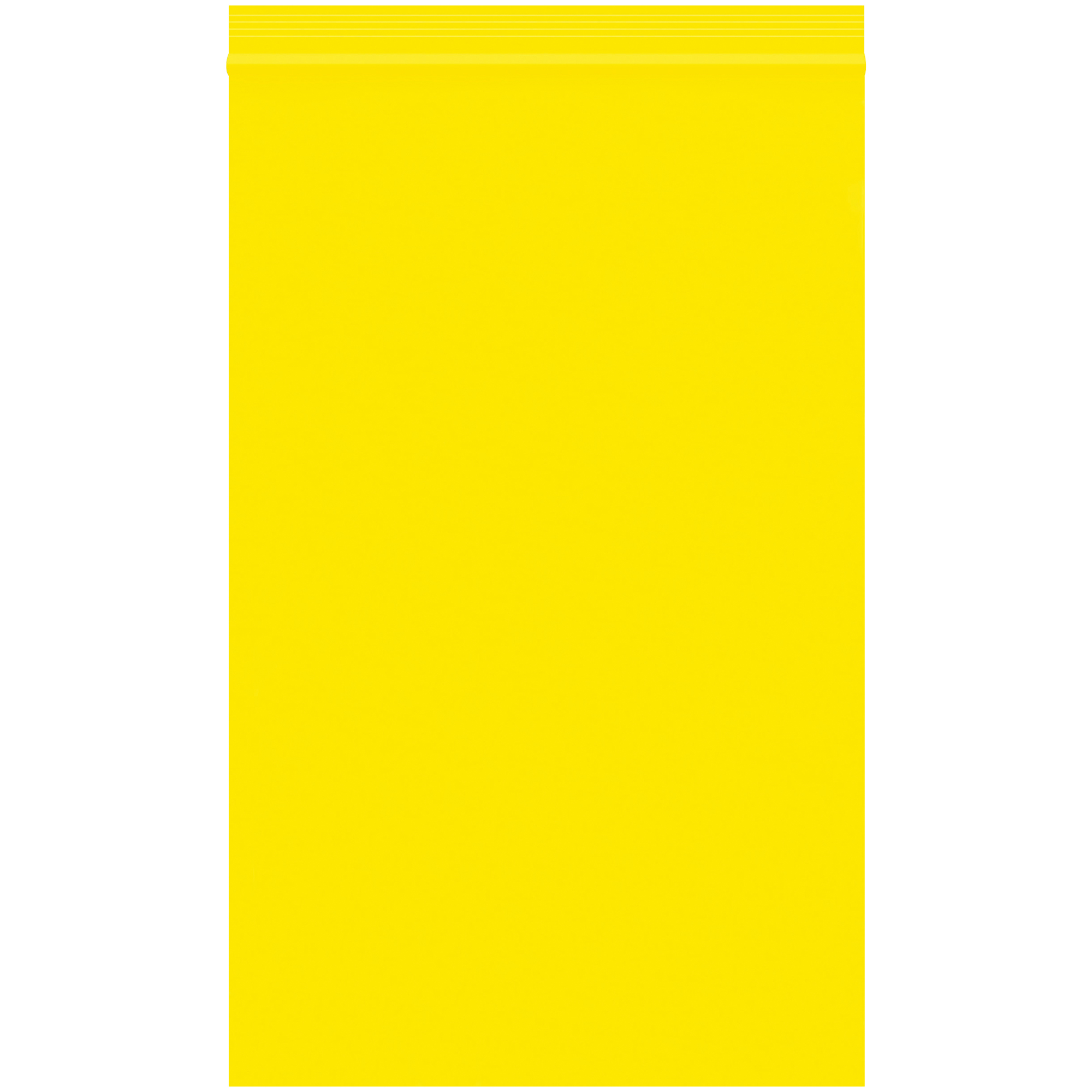 Reclosable 2 Mil Poly Bags, 5" x 8", Yellow, 1000/Case