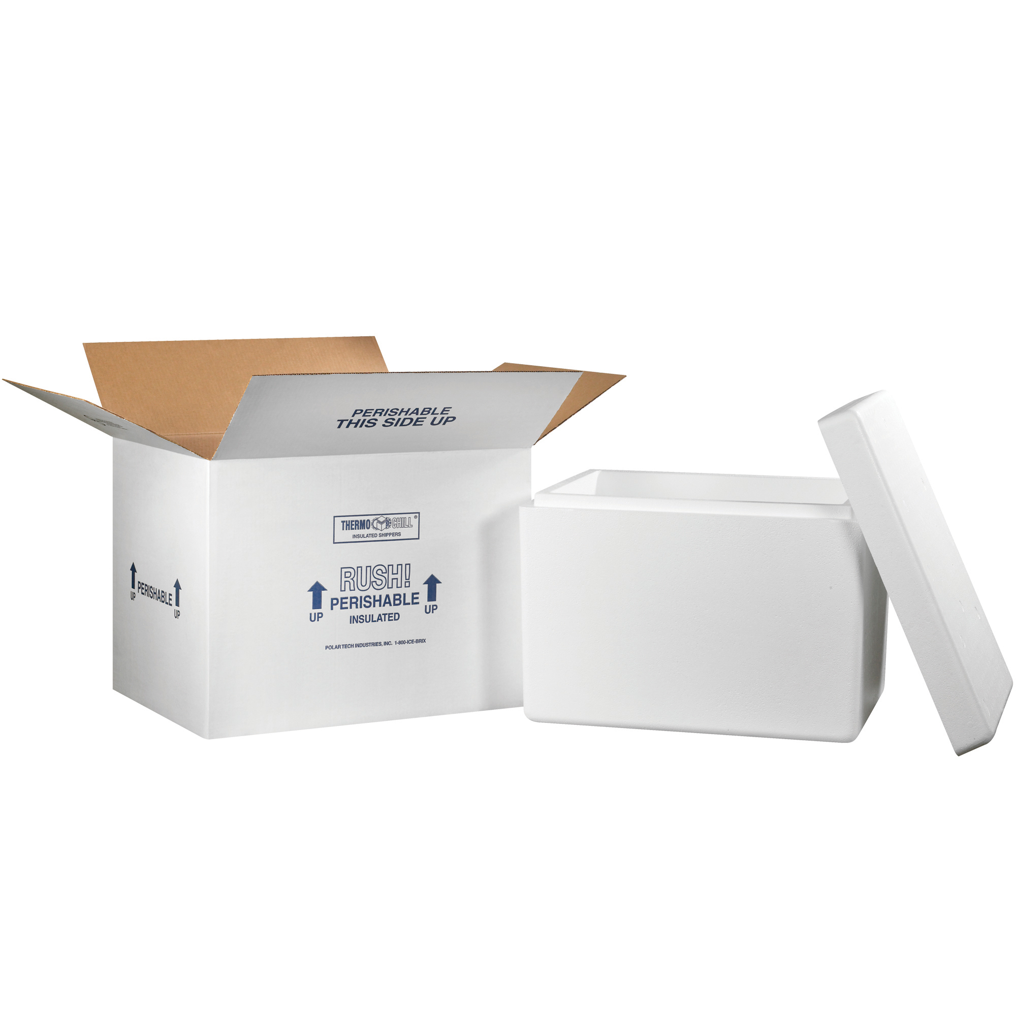 Insulated Shipping Kits, 21 1/4" x 15 1/2" x 15 1/2", White, 1/Case