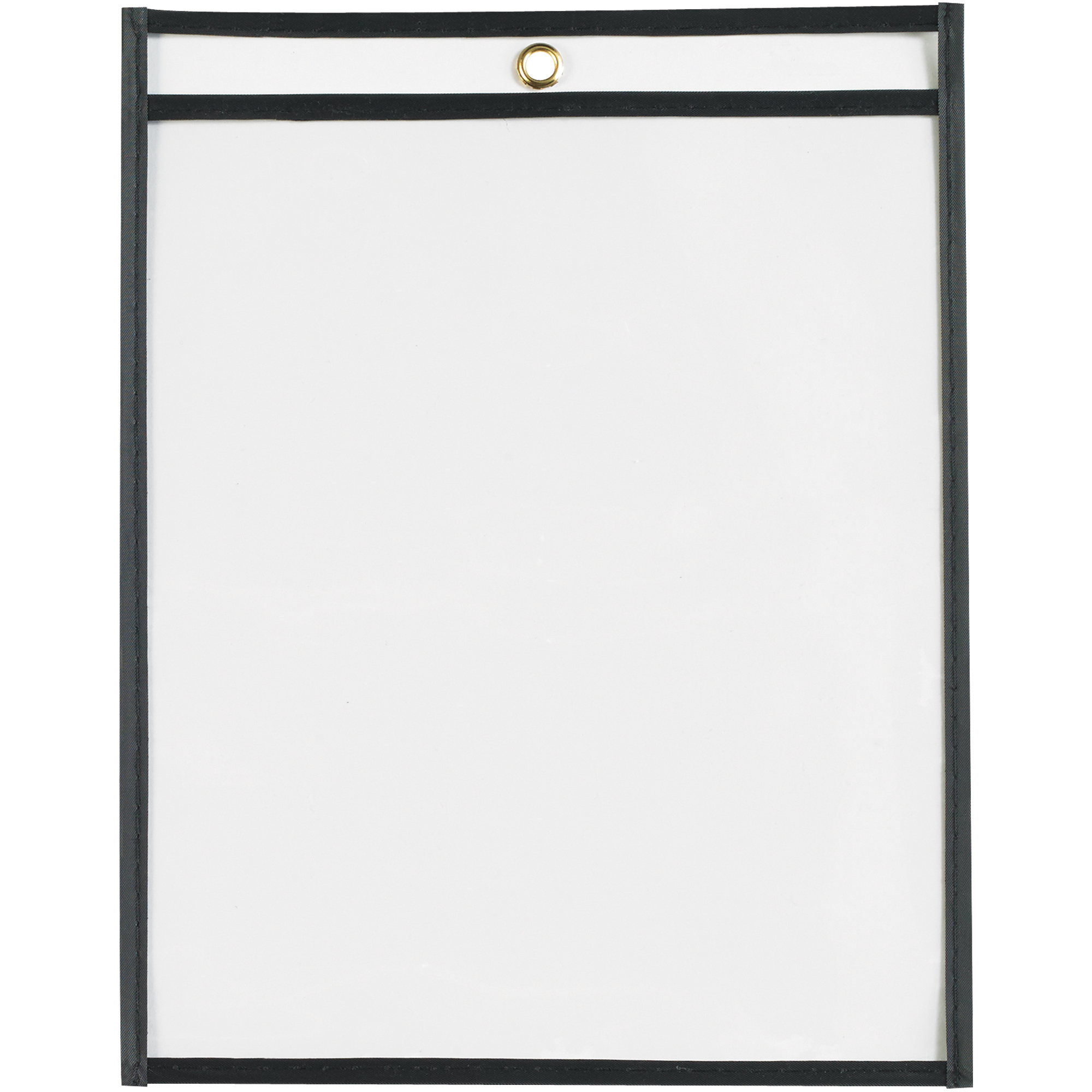 Stitched Job Ticket Holders, 8 1/2" x 11", Black, 25/Case