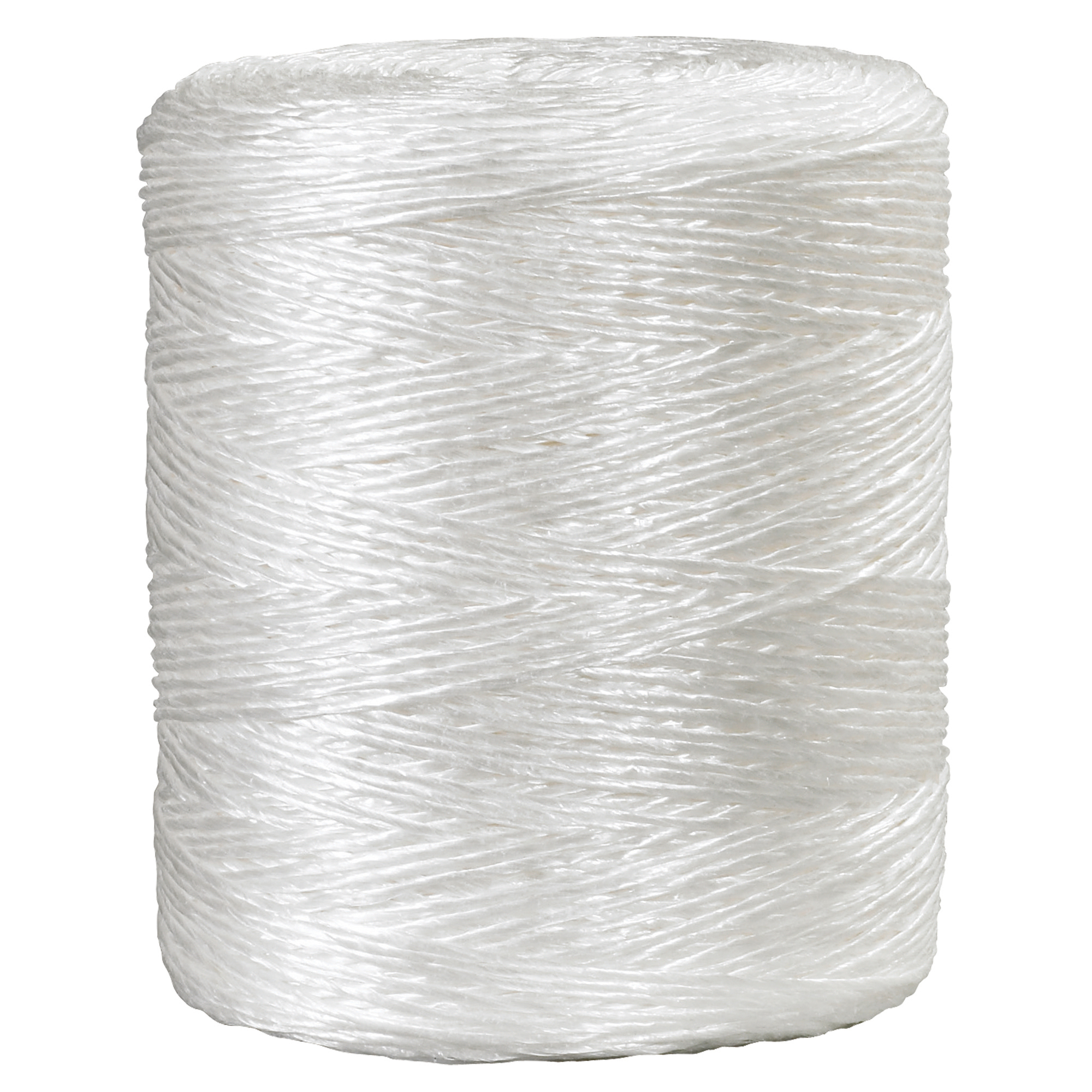 Polypropylene Tying Twine, 3-Ply, 480 lb, White, 2800'/Case