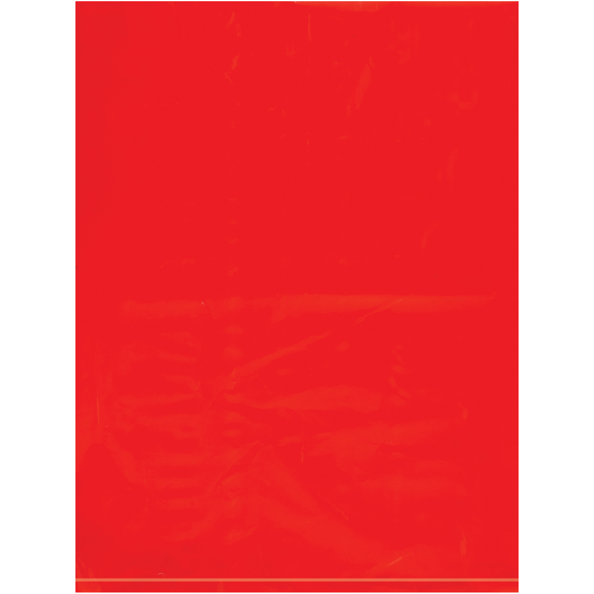 Flat 2 Mil Poly Bags, 9" x 12", Red, 1000/Case