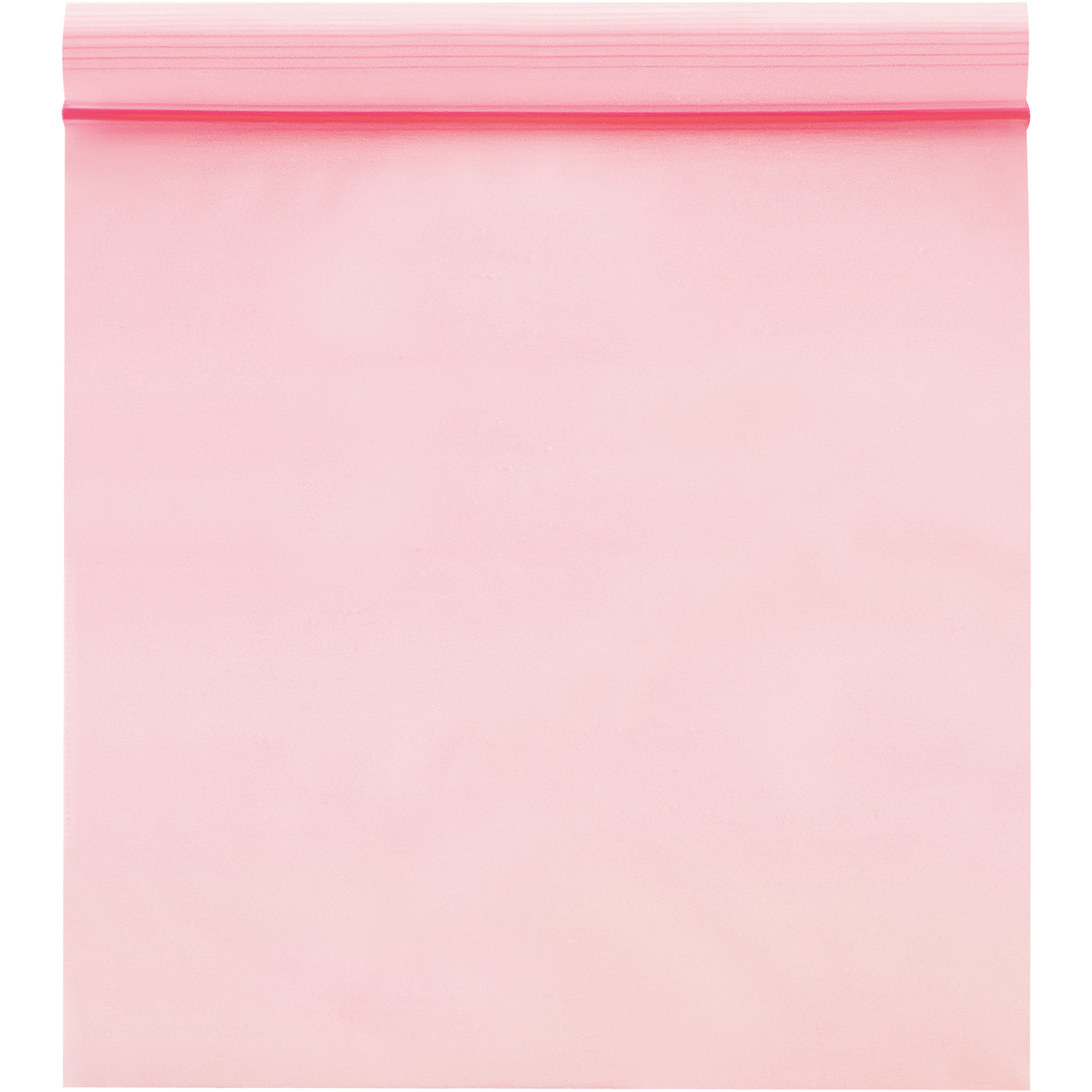 Anti-Static 4 Mil Reclosable Poly Bags, 15" x 18", Pink, 500/Case