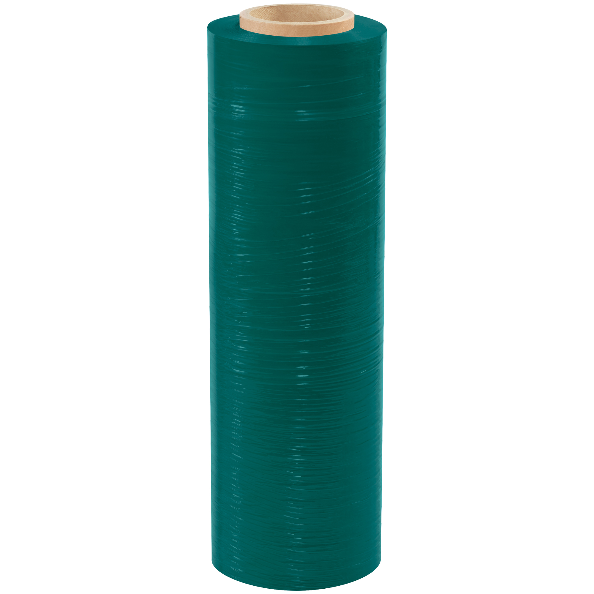 Cast Hand Stretch Film, 18" x 80 Gauge x 1500', Green, 4/Case