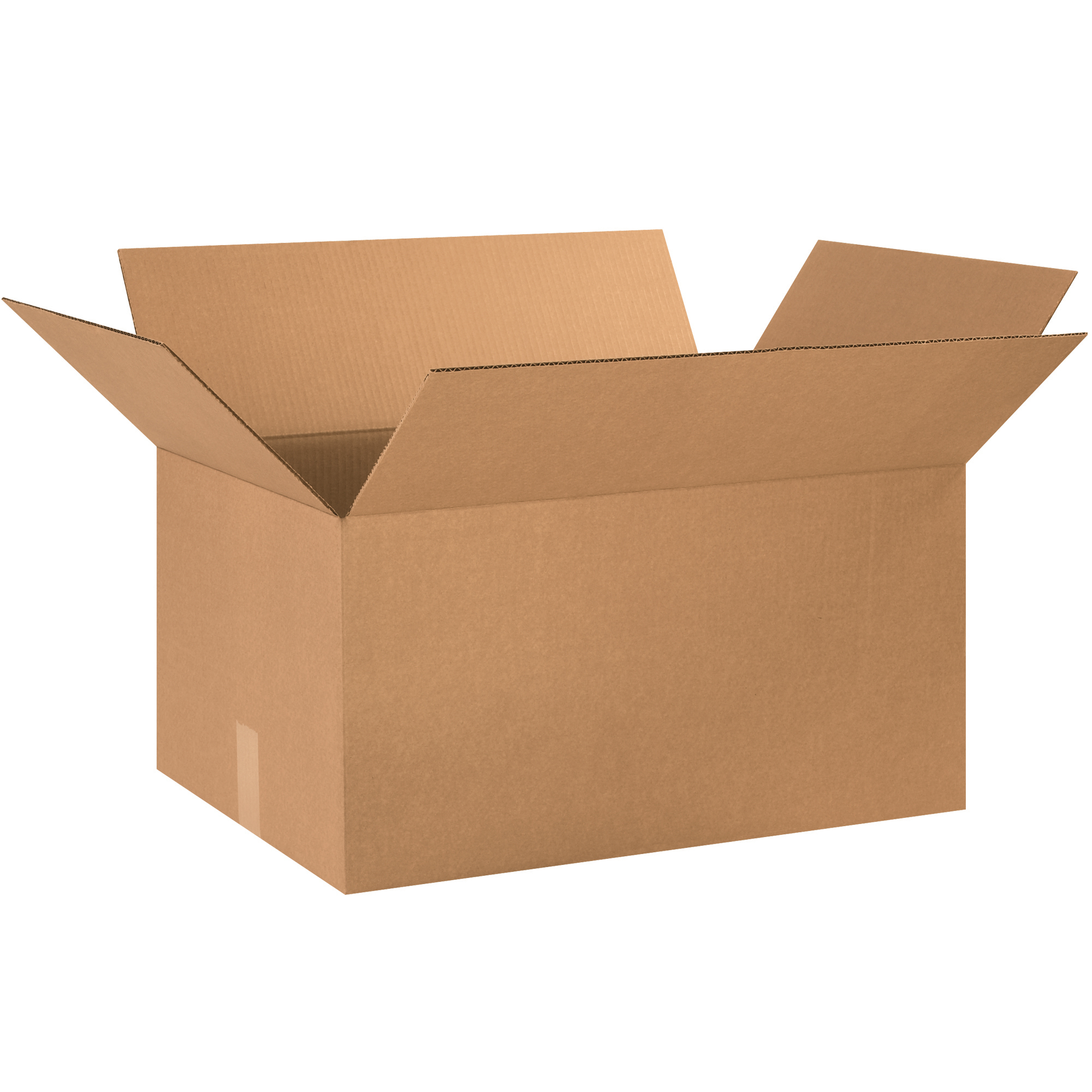 Corrugated Boxes, 24" x 16" x 13", Kraft, 15/Bundle; 150/Skid