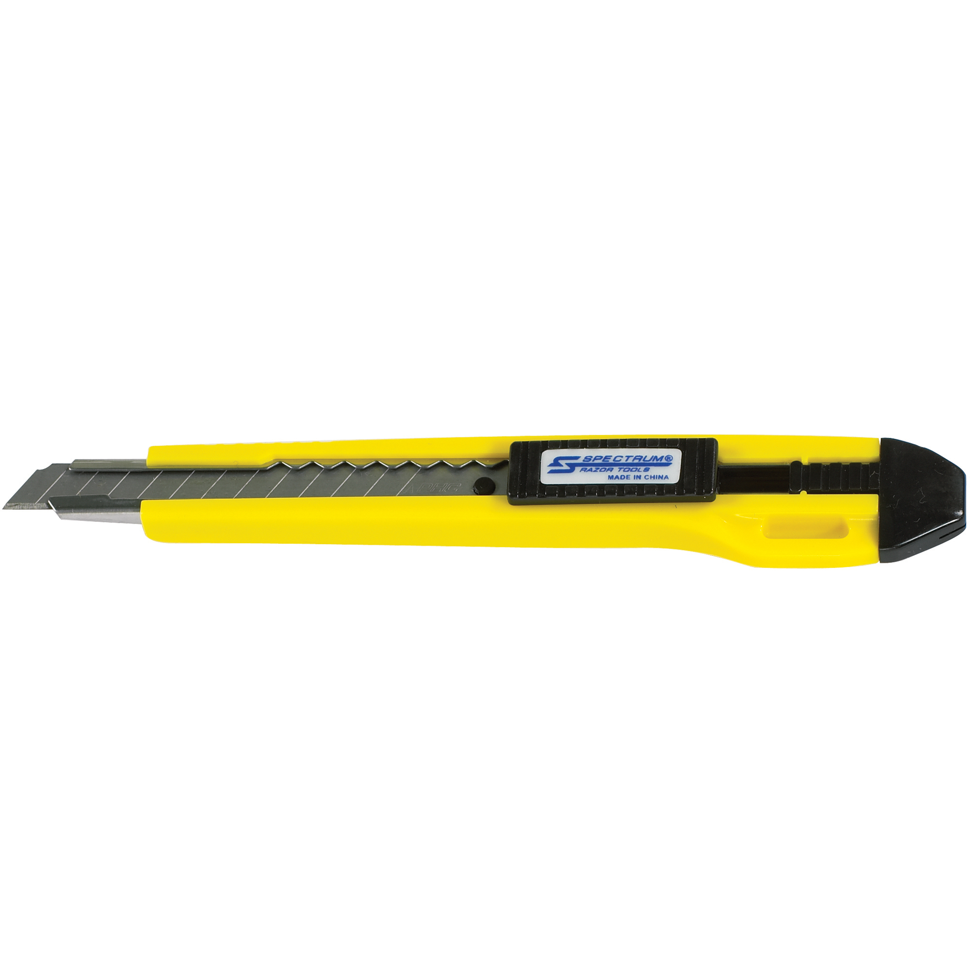 Steel Track® Snap Utility Knife, 13 Pt., Yellow/Black, 50/Case