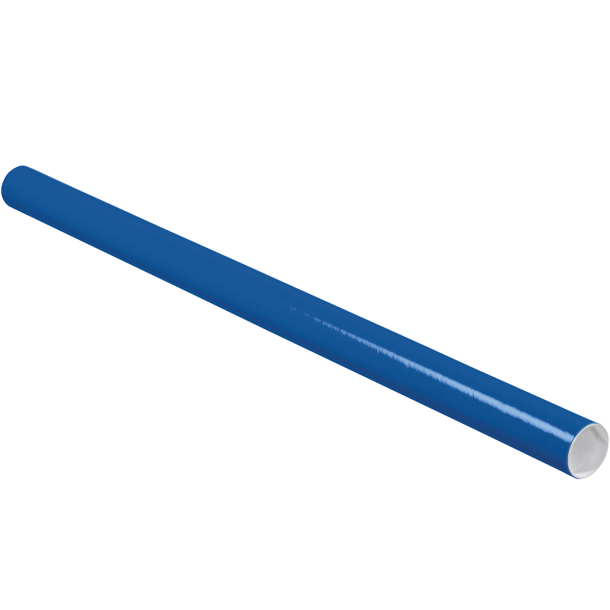 Mailing Tubes with Caps, 2" x 36", Blue, 50/Case