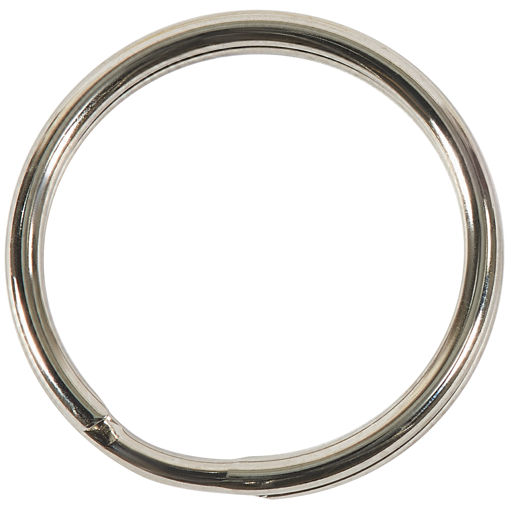Split Key Rings, 1 1/8", Chrome, 100/Case