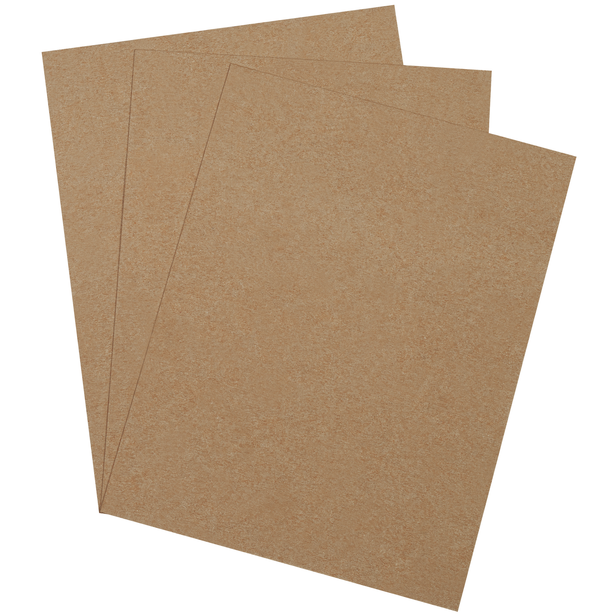 Heavy-Duty Chipboard Pads, 8 1/2" x 11", Kraft, 750/Case