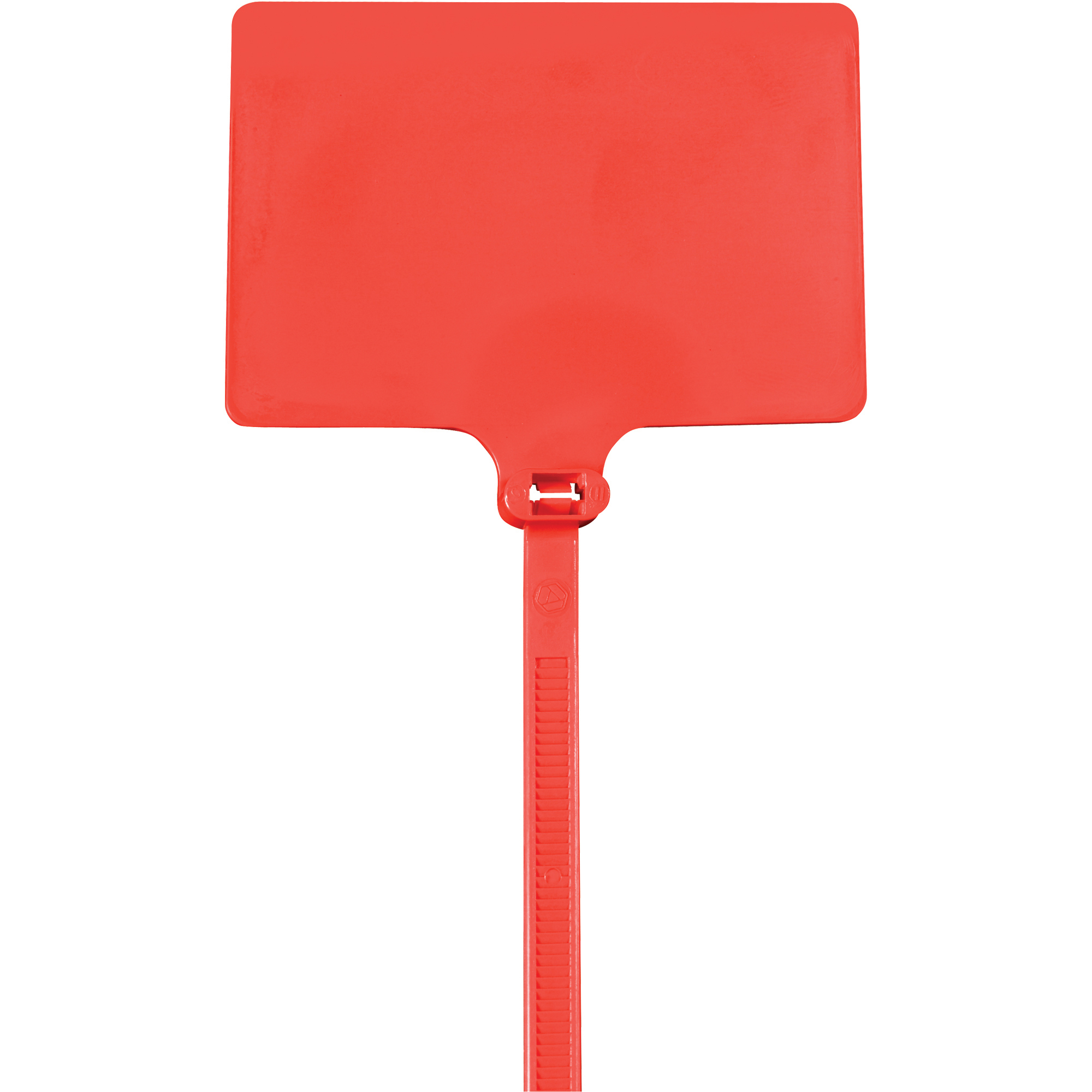 Identification Cable Ties, 120#, 6", Red, 100/Case