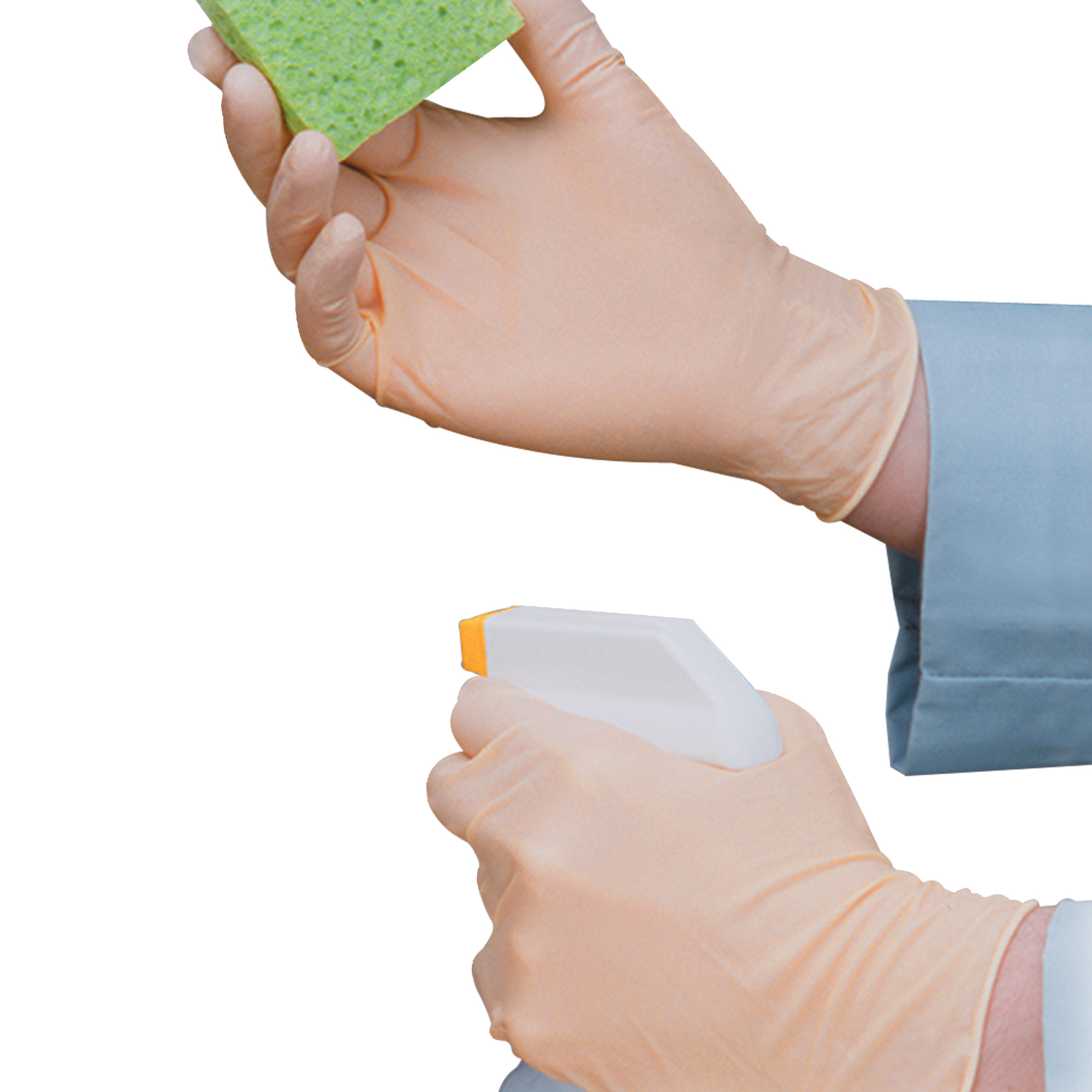 Latex Gloves, Exam Grade , Powder-Free, Large, White, 100/Case
