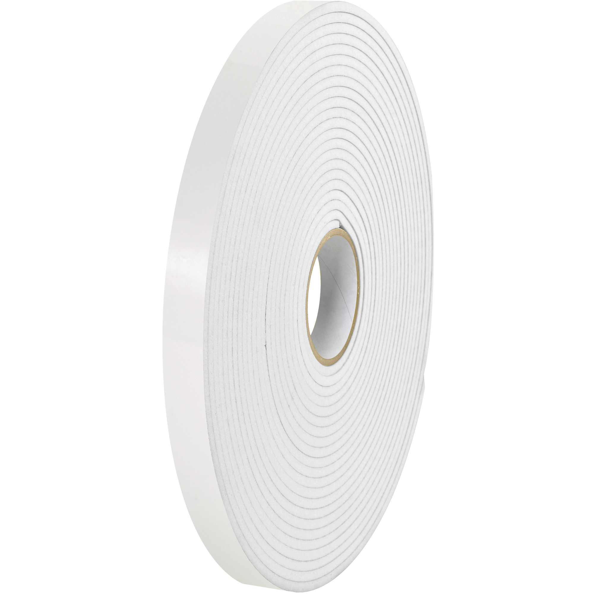 Tape Logic® Removable Double Sided Foam Tape, 1/16" Thick, 1/2" x 36 yds., White, 24/Case