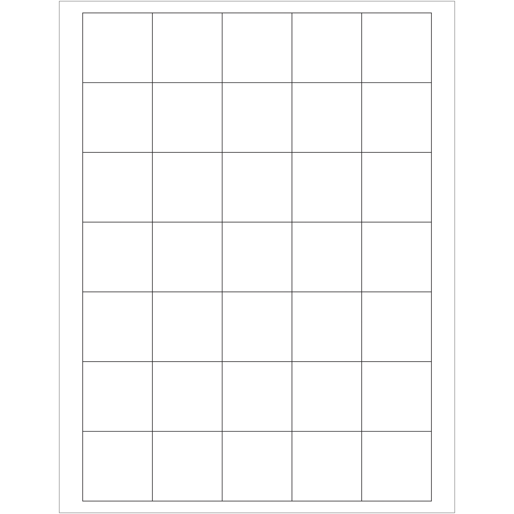 Tape Logic® Removable Rectangle Laser Labels, 1 1/2" x 1 1/2", White, 3500/Case